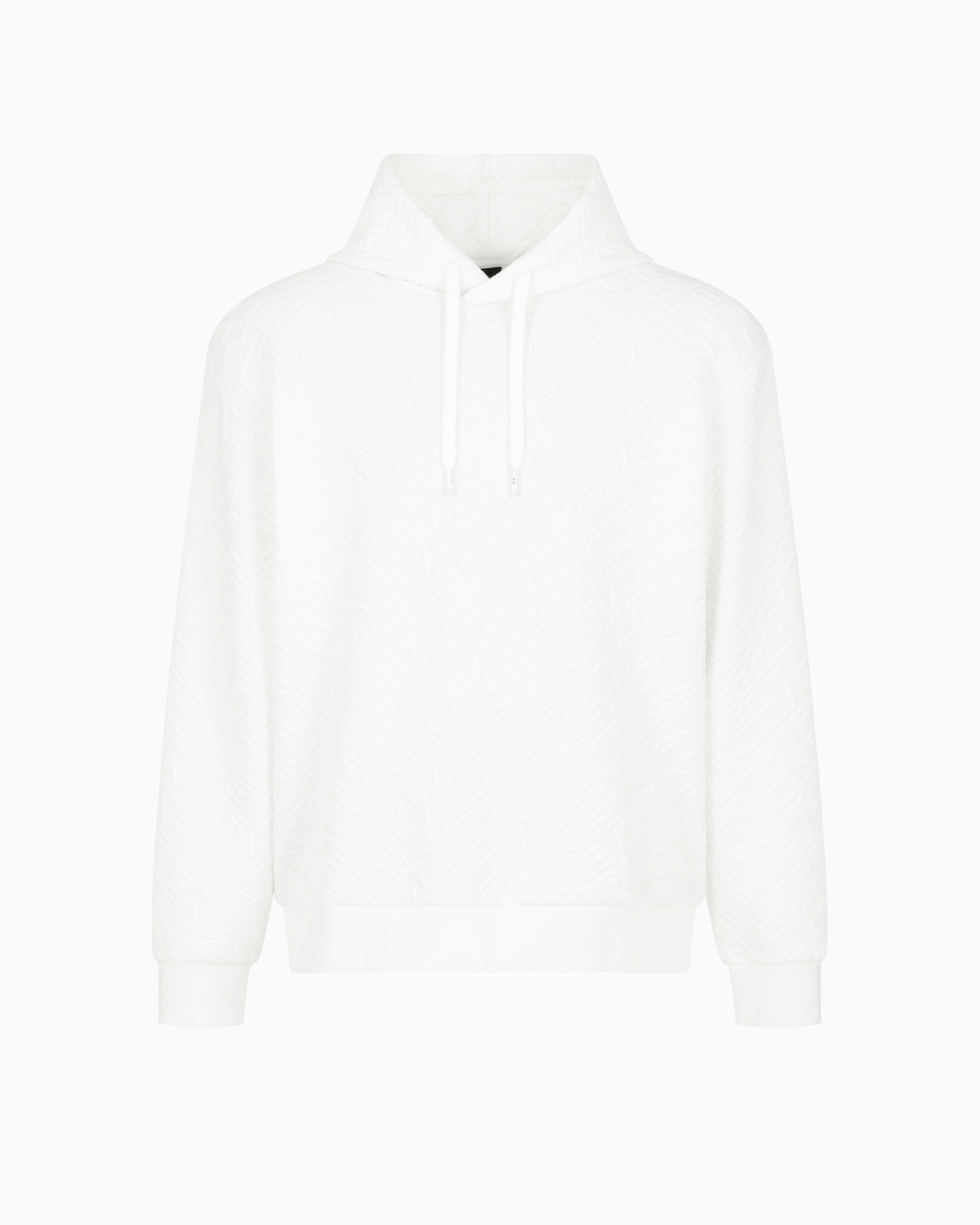 Armani Exchange White Basic Hoodie Xxl