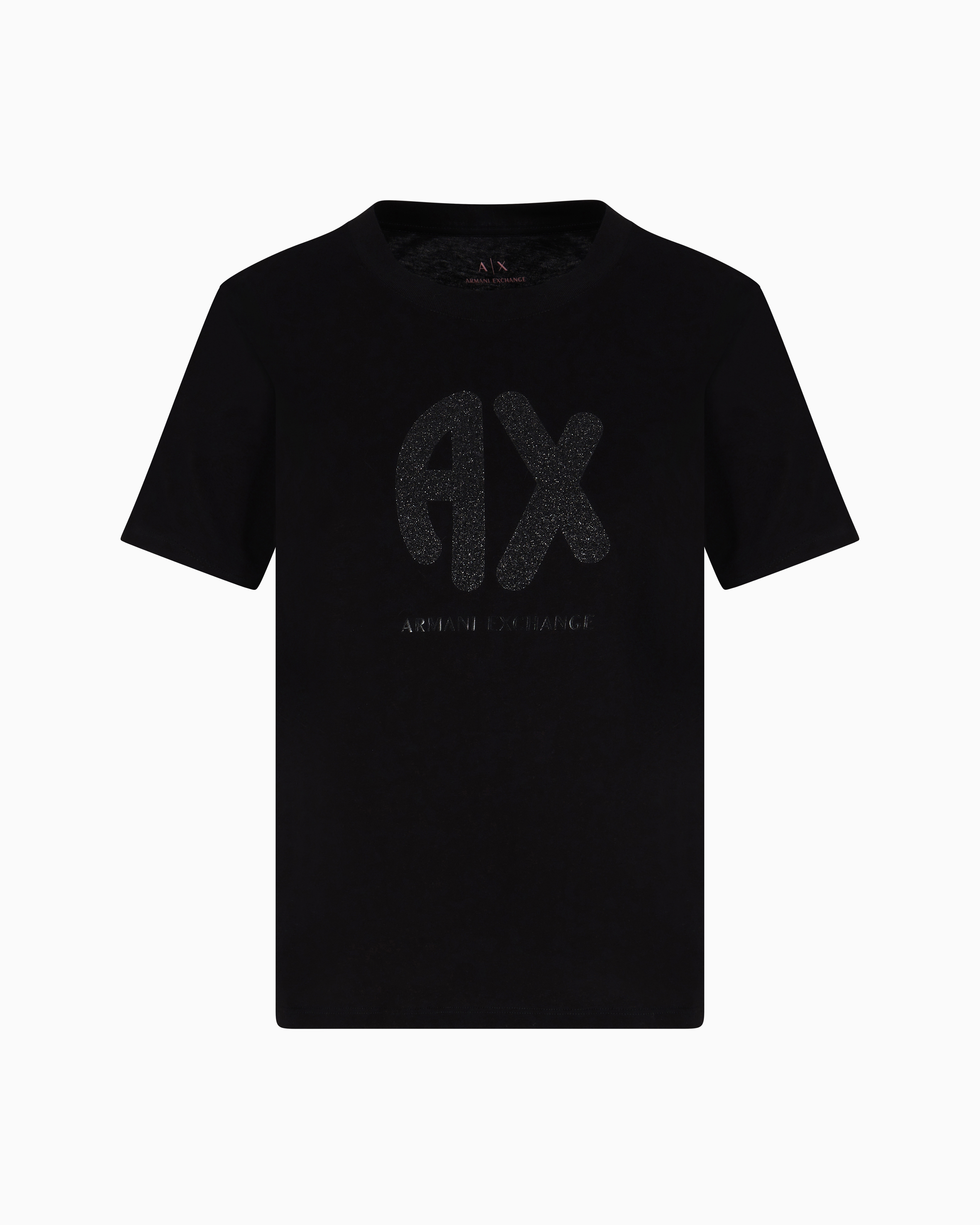 Armani Exchange - Regular Fit T-Shirts, Woman, Black, Size: