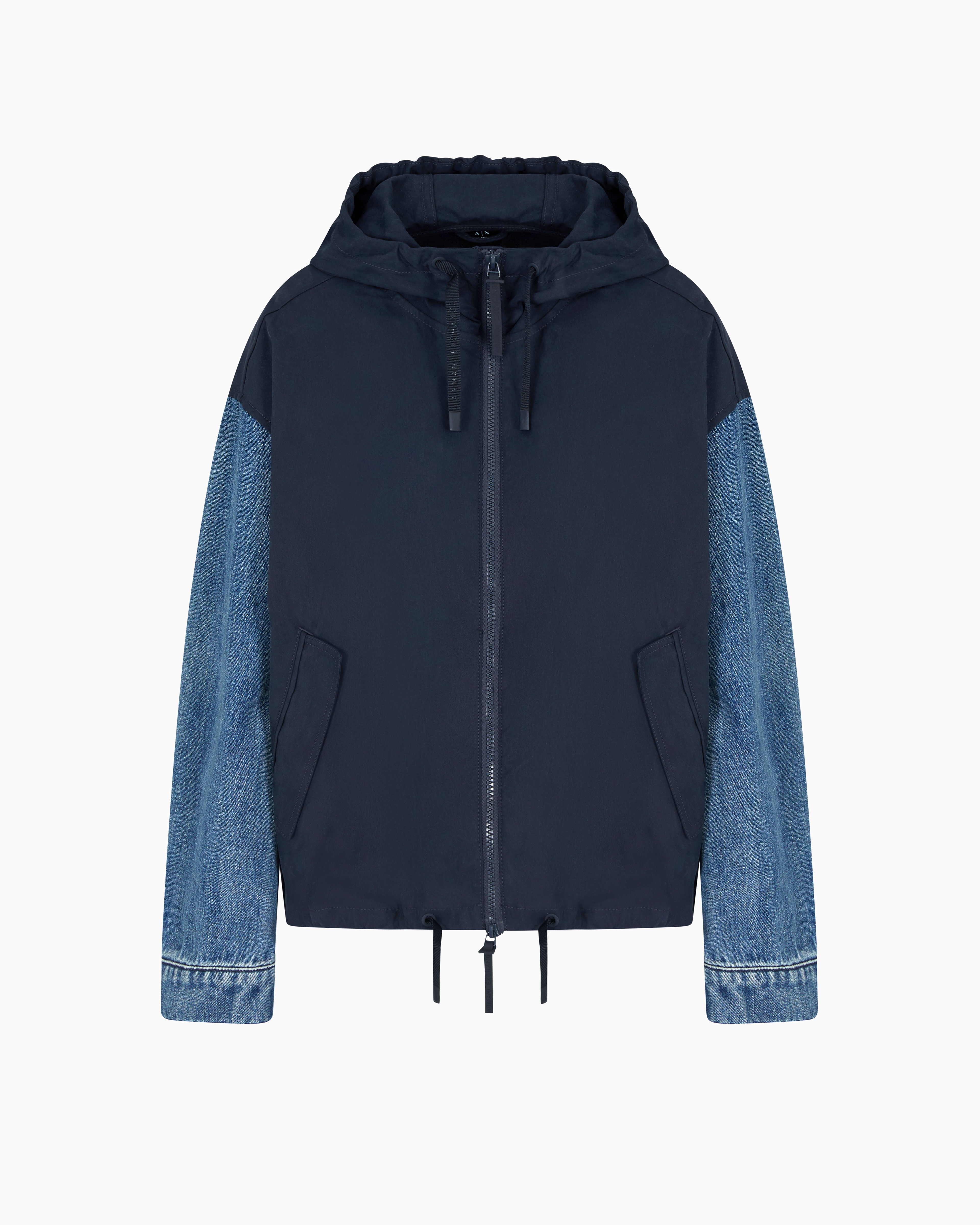 ARMANI JEANS ダークグ紺ジャケット XL ARMANI EXCHANGE デニムジャケット gジャン 「A|X アルマーニ