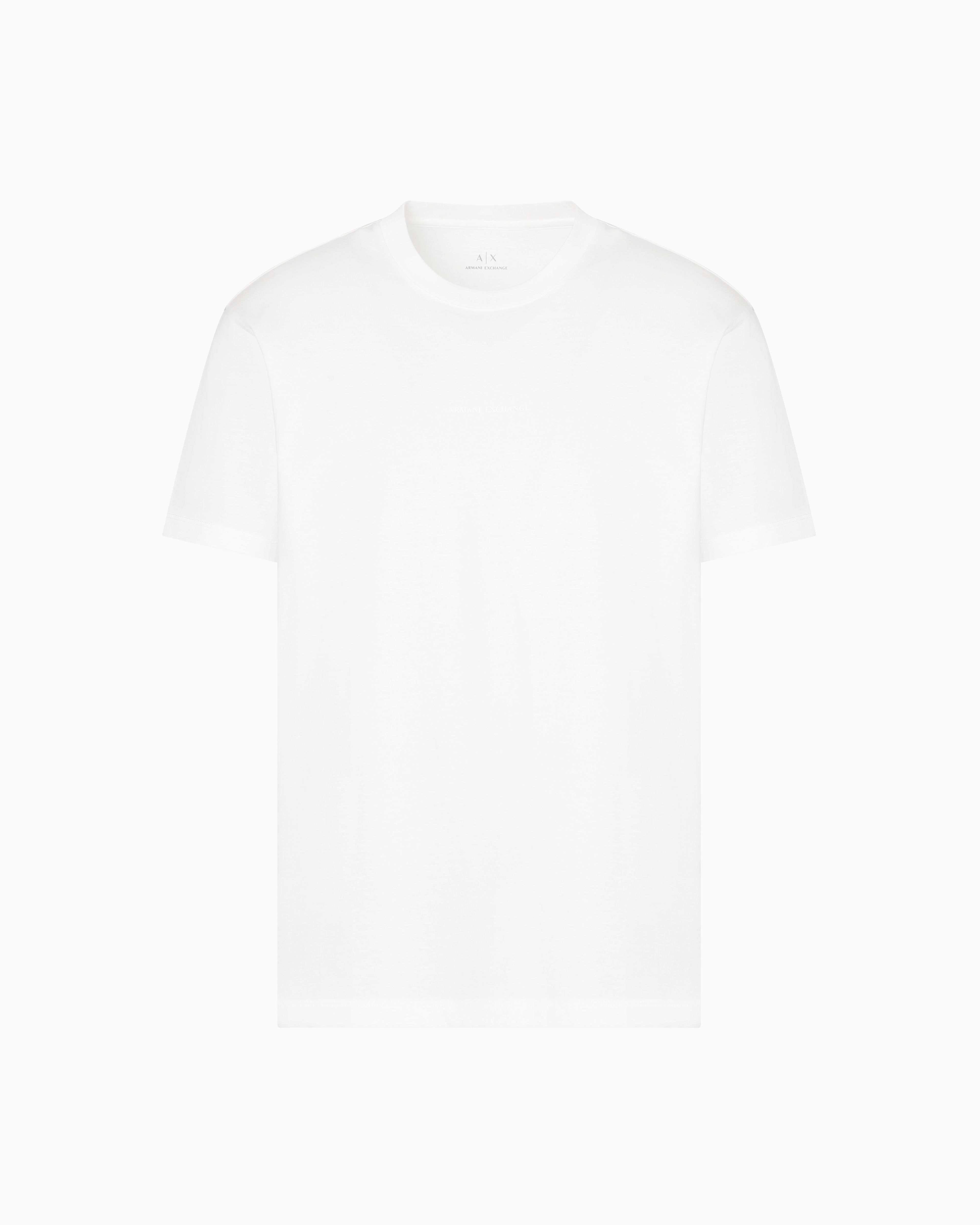 Armani Exchange - Regular fit mercerised cotton T-shirt, Man, White, Size: