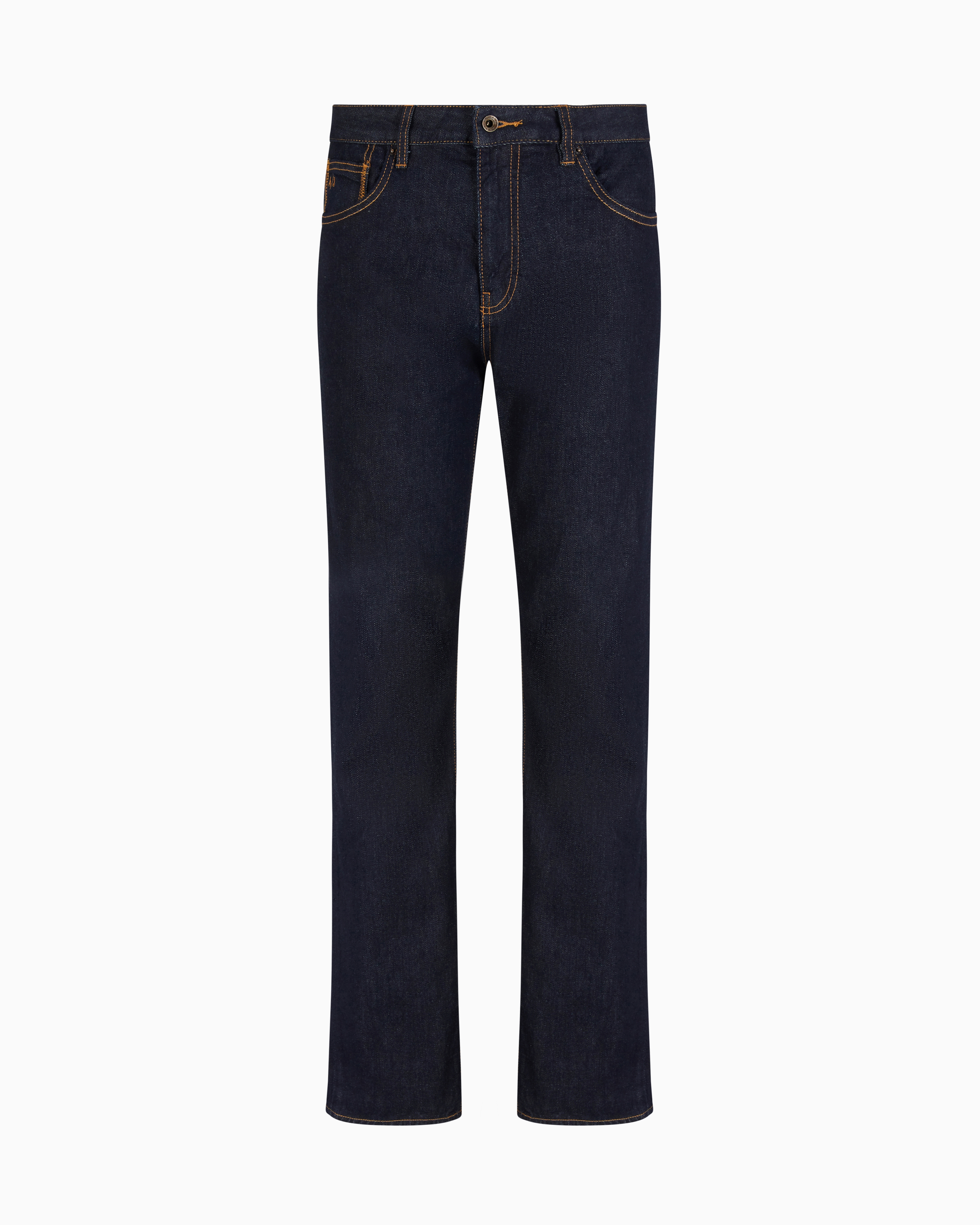Armani Exchange - J13 slim fit jeans cotton denim with contrast stitching, Man, Blue, Size: