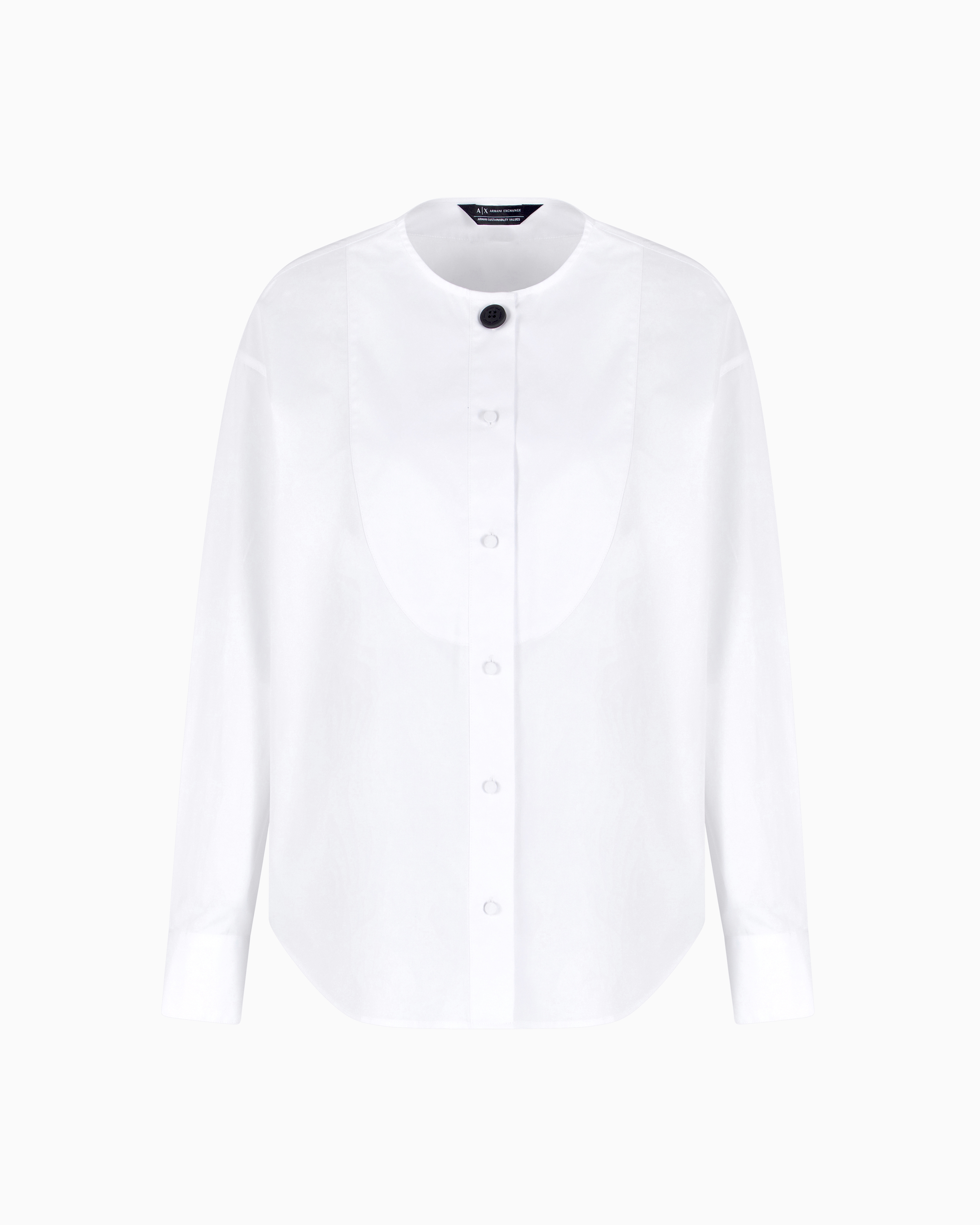 Armani Exchange White Casual Shirts Extra Small