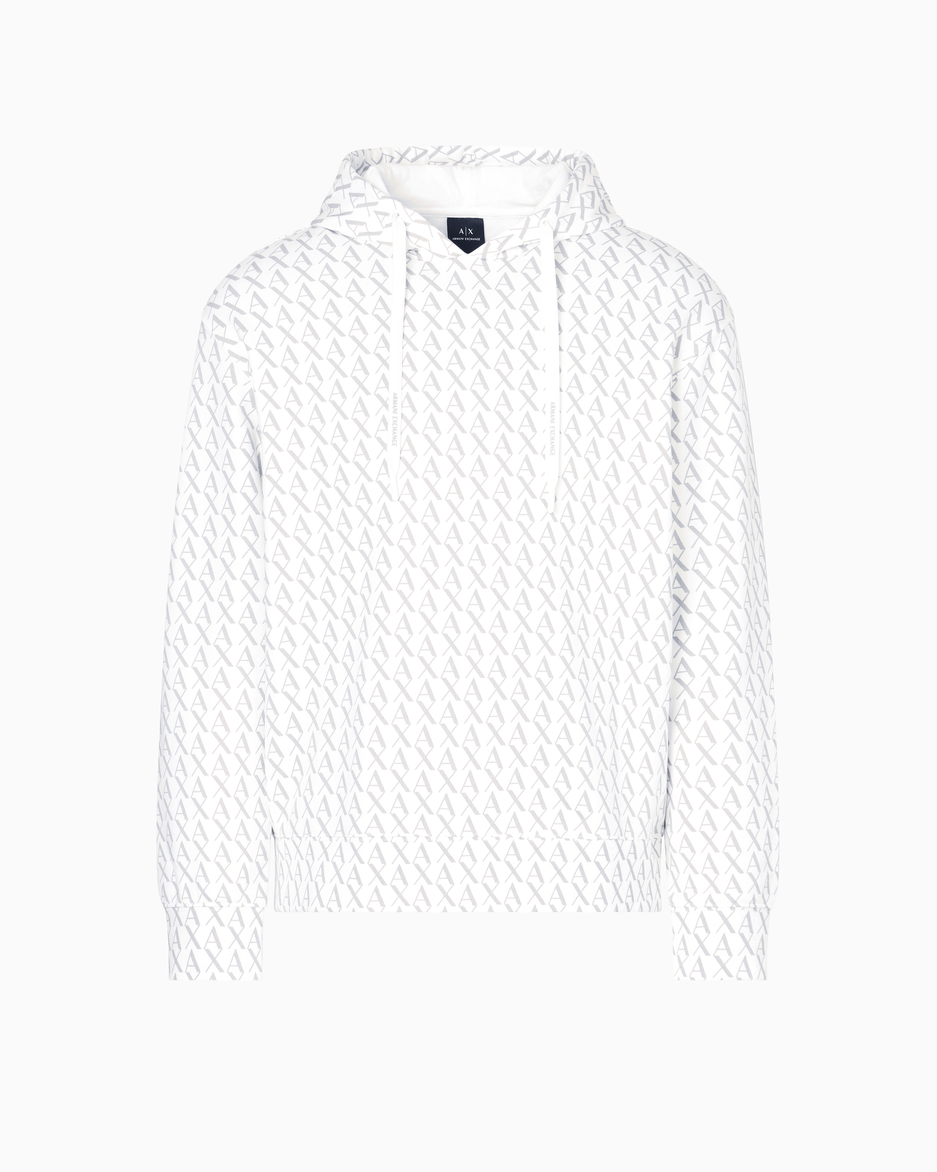Armani Exchange White Hoodies Medium