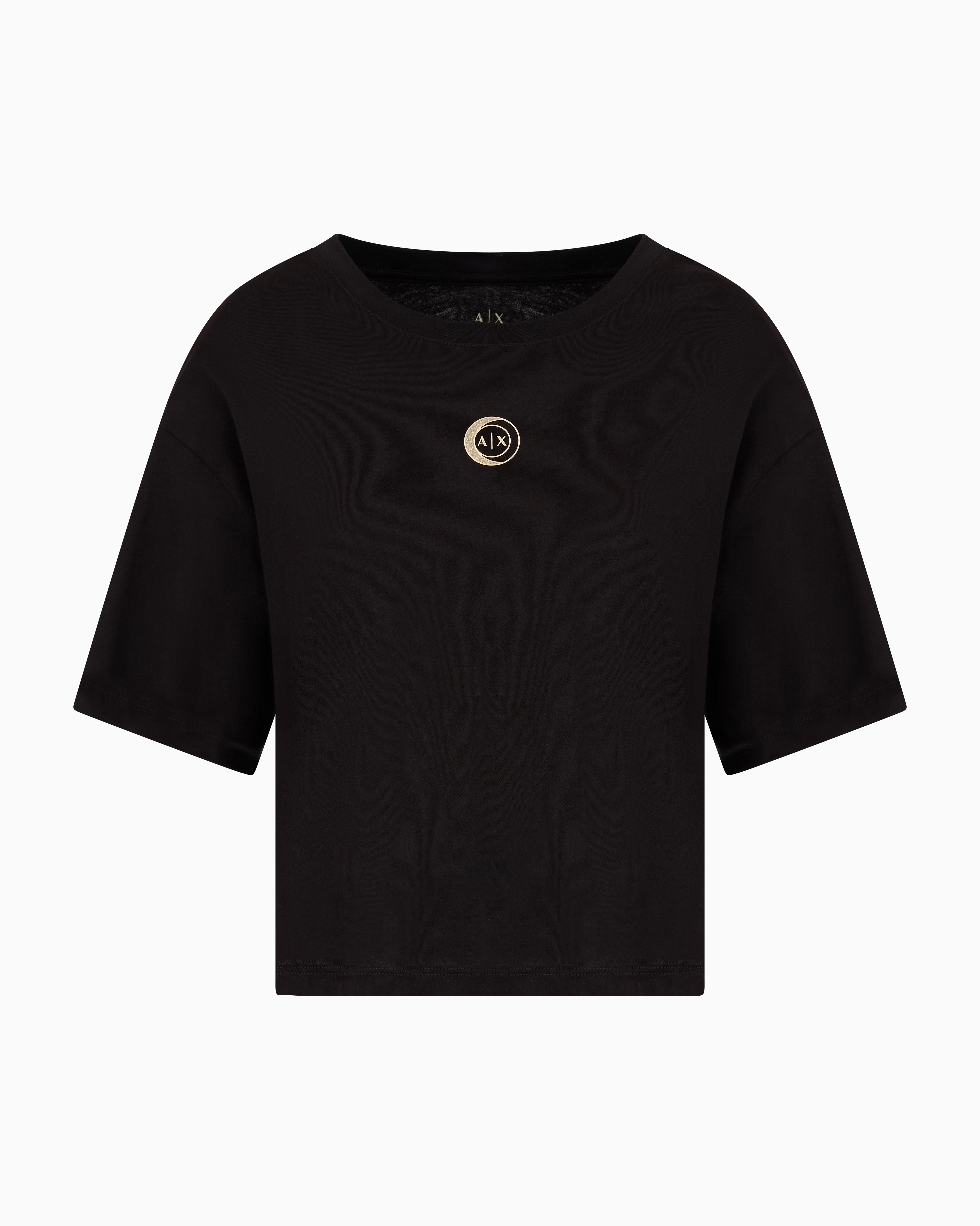 ワンポイントAXロゴ クルーネック半袖Tシャツ | Armani Exchange