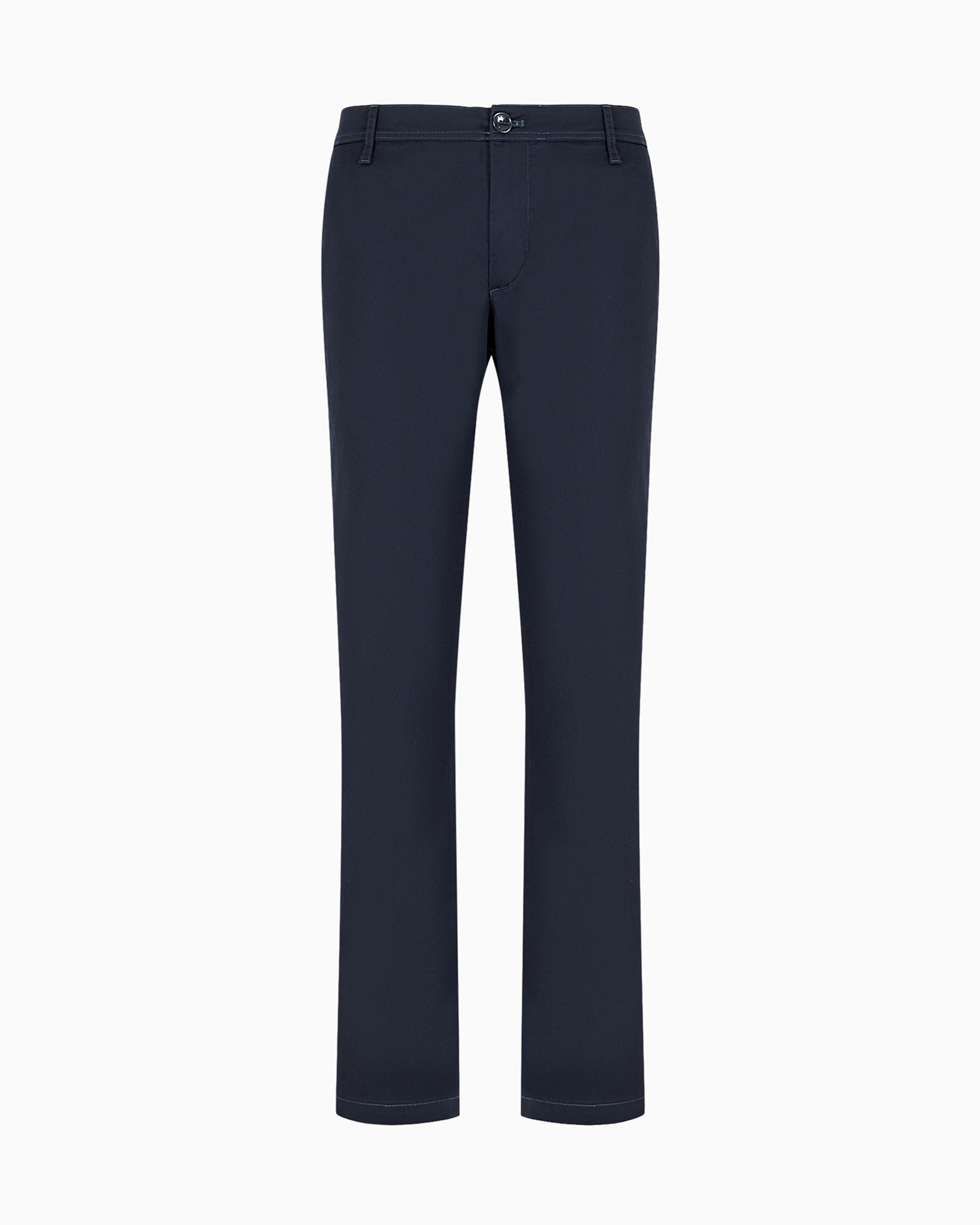 Regular fit gabardine trousers | Armani Exchange