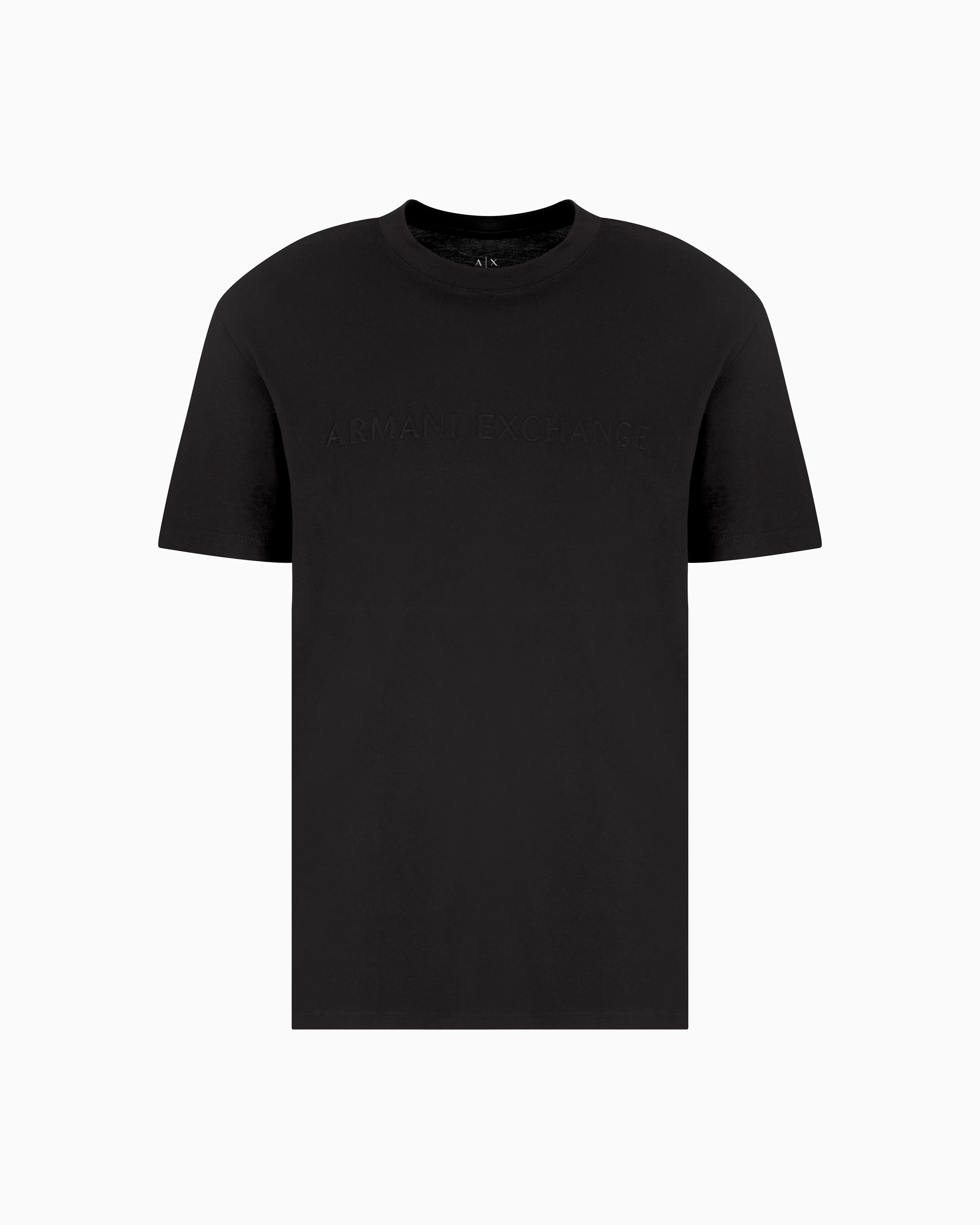 Tシャツ・カットソー ARMANI EXCHANGE Men T-shirt Black XM000554AF10356 UC001 A｜X ARMANI EXCHANGE Men Crew Neck Logo Tee T Shirt, Black