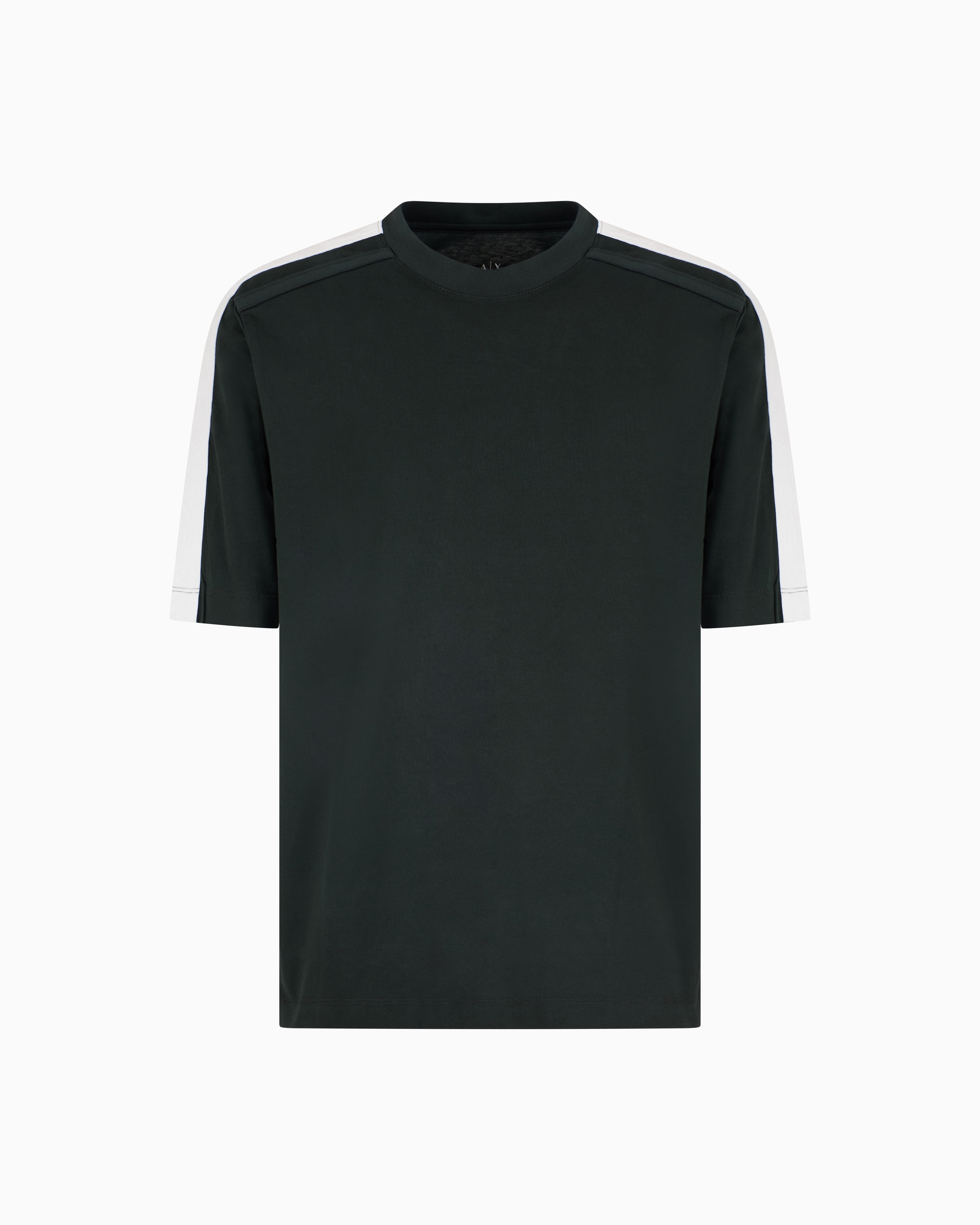 Tシャツ・カットソー ARMANI EXCHANGE Men T-shirt Black XM000544AF10361 UC001 Regular fit T-shirt with embossed logo | Armani Exchange