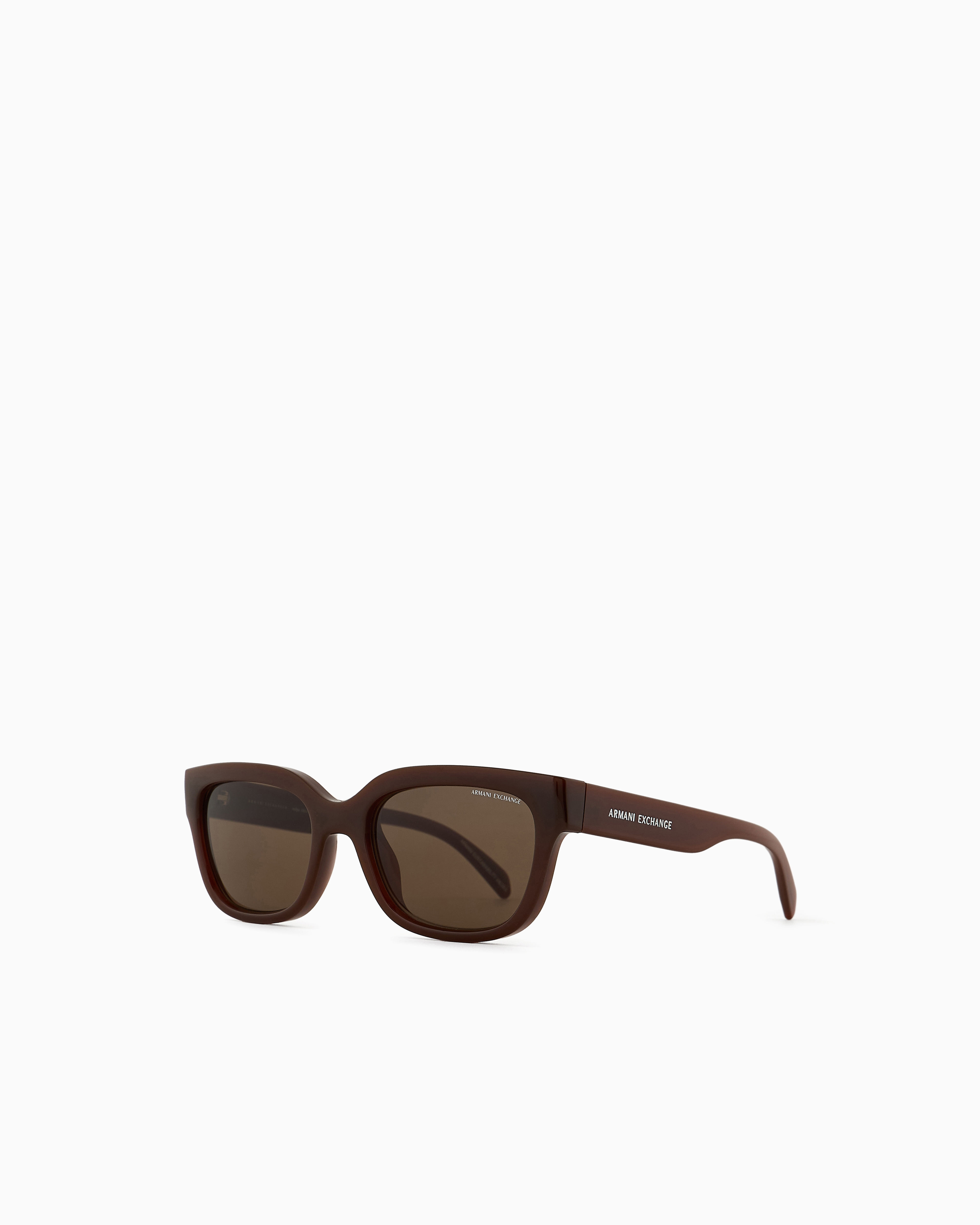 Armani Exchange - Irregular-shaped women’s sunglasses , Woman, Brown, Size: 54L