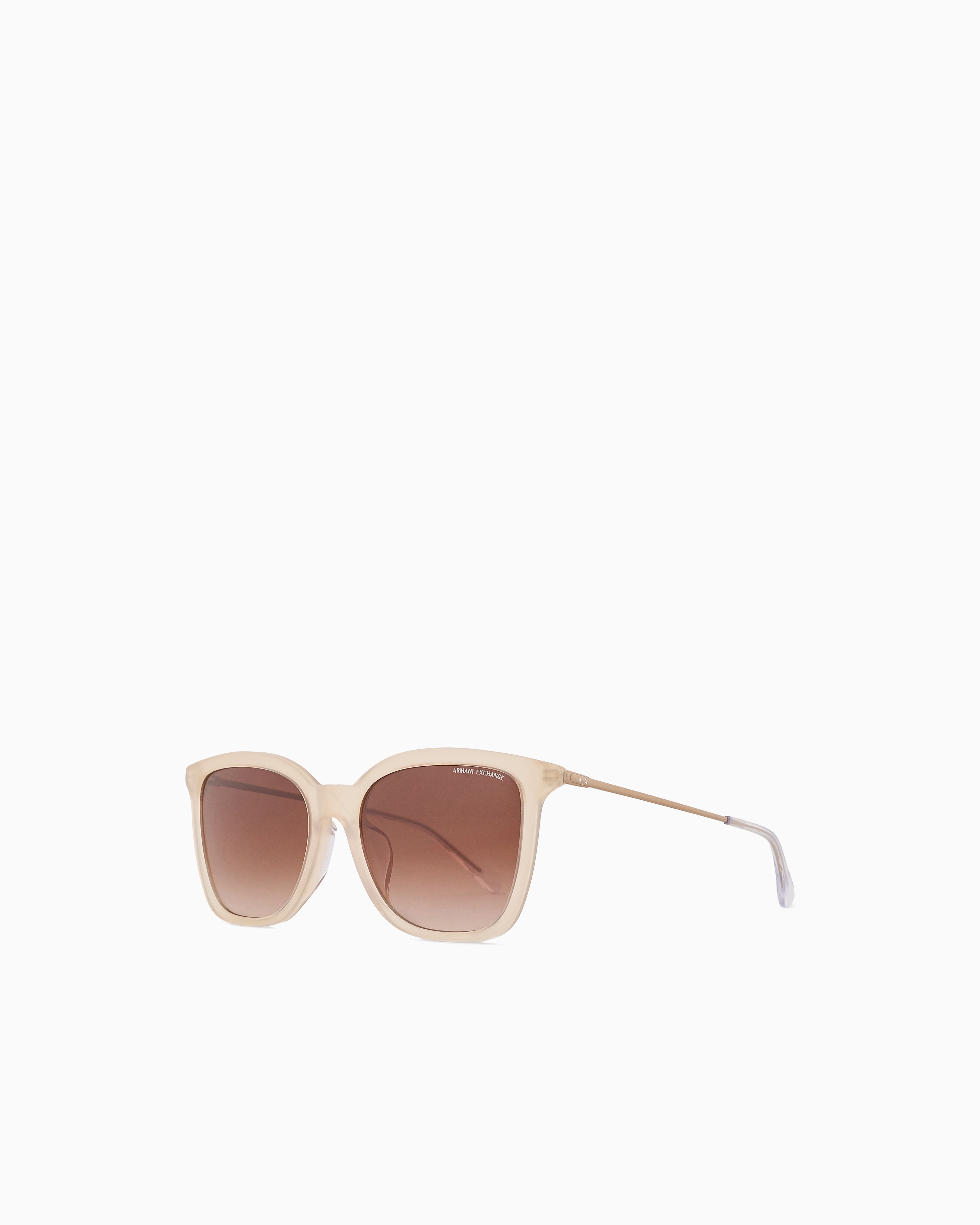 Armani Exchange - Sunglasses, Woman, Beige, Size: 55L