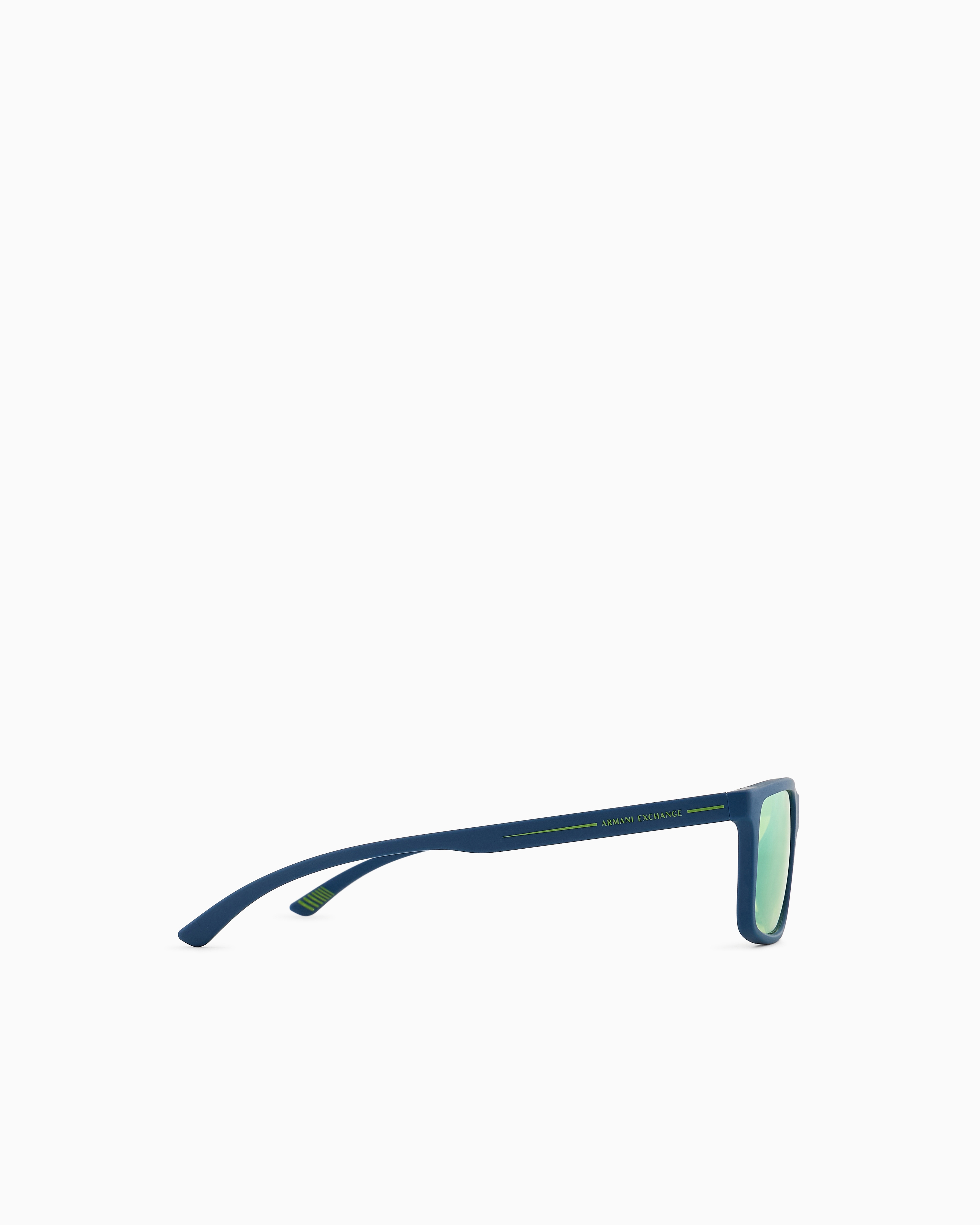 Armani Exchange - Men’s rectangular sunglasses, Man, Blue, Size: 57L