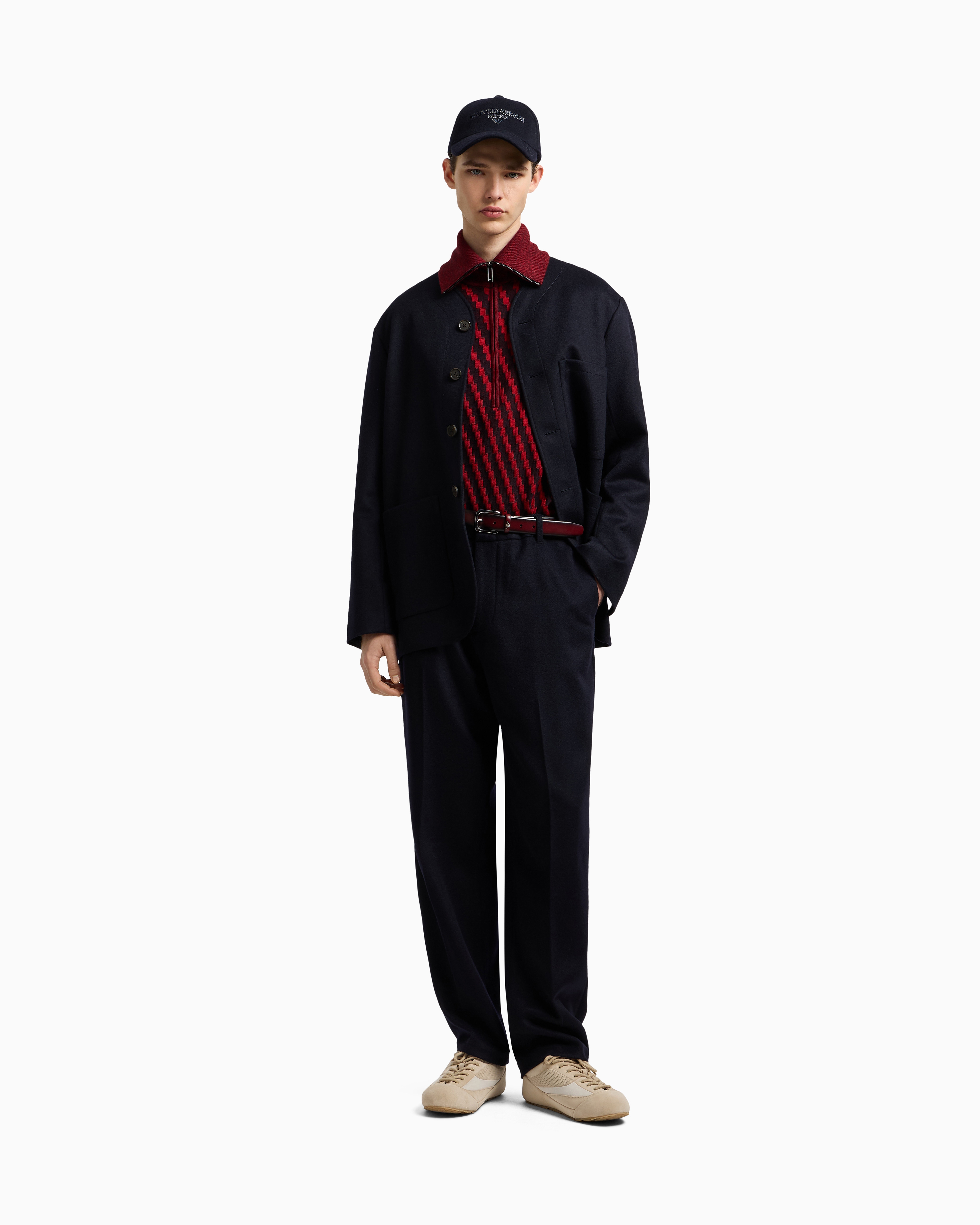 EMPORIO ARMANI ジャケット　ジャンパー パファージャケット キルティング オールオーバージャカード