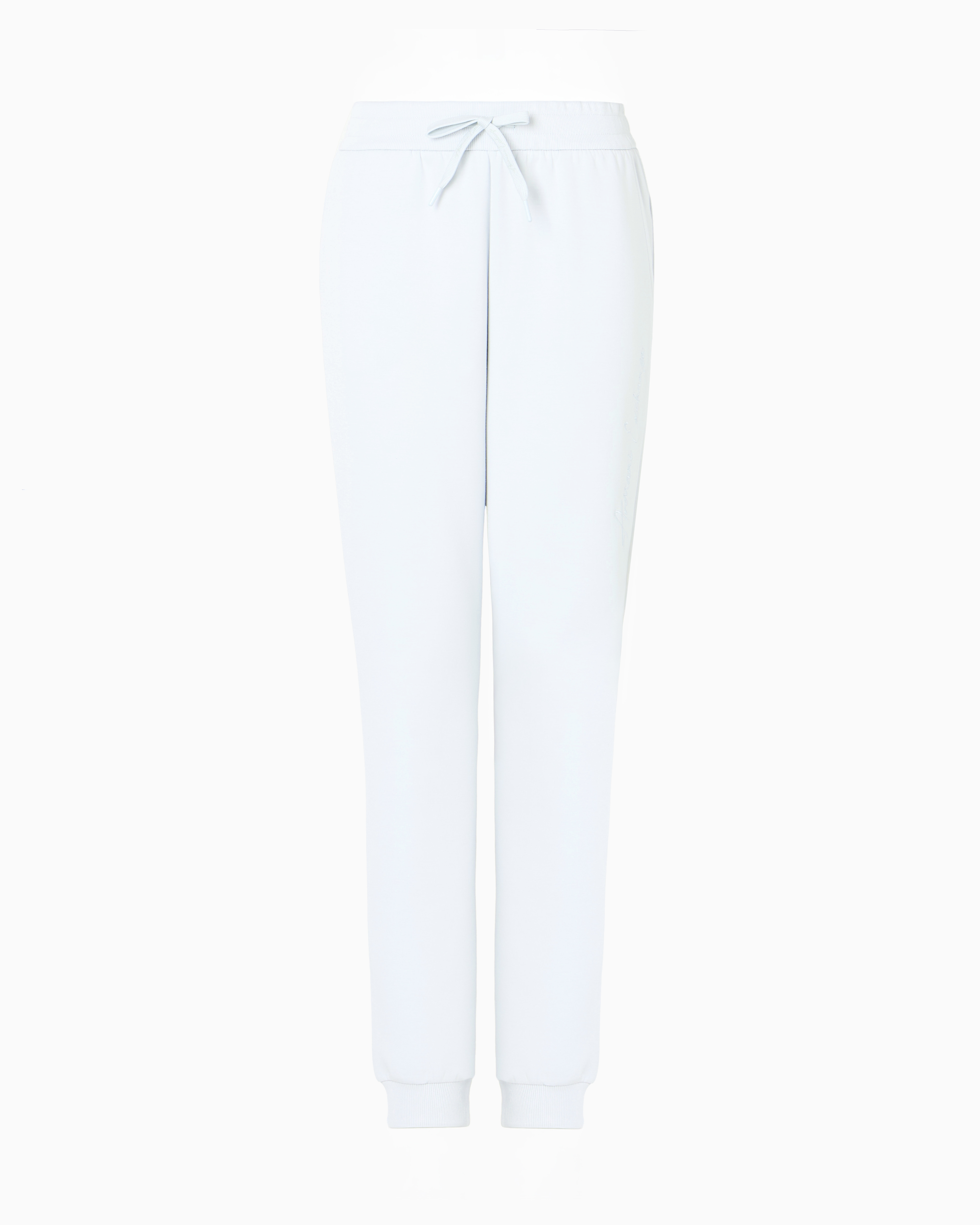 Armani Exchange Scuba Fabric Jogger Pants In Blue