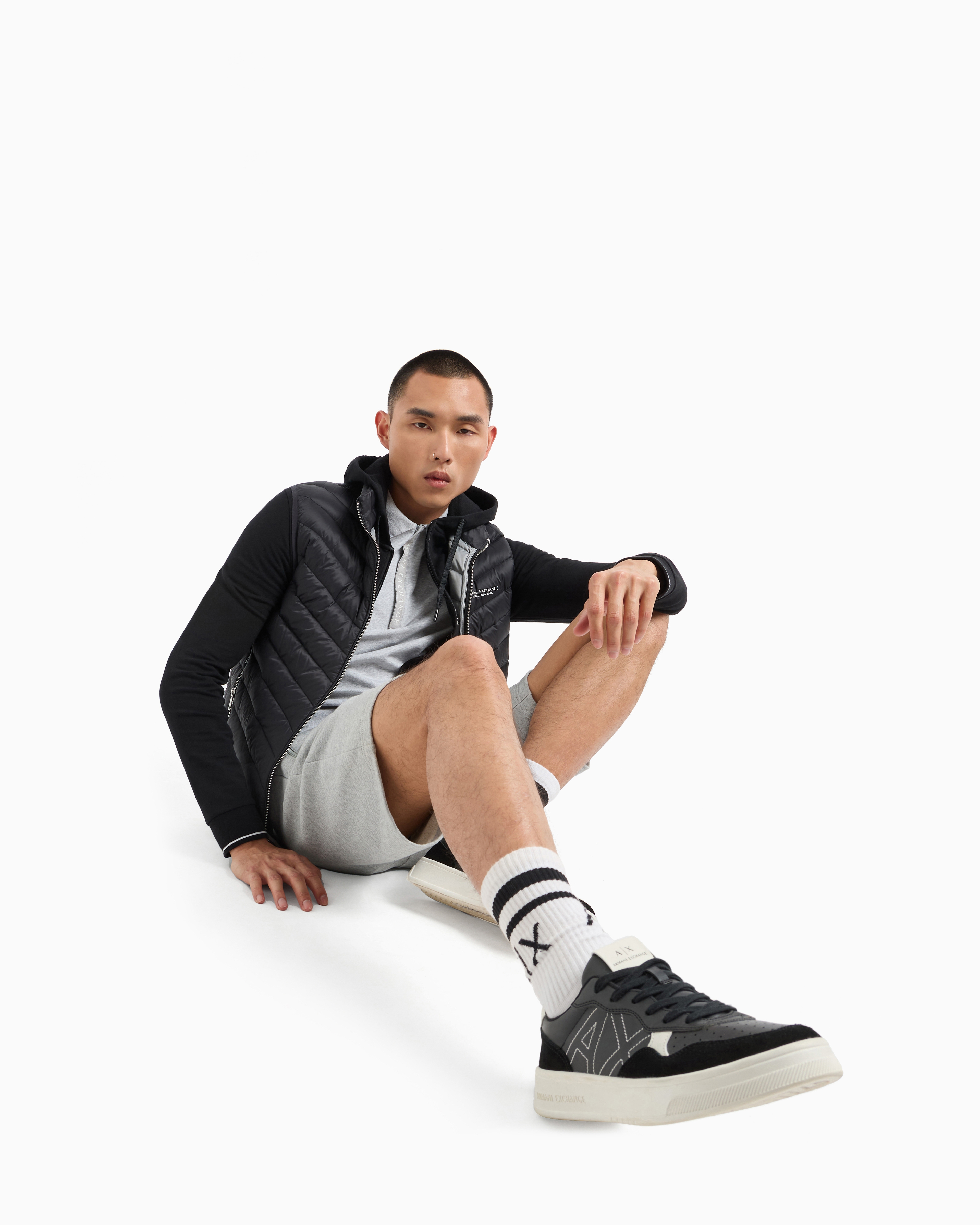 ARMANI EXCHANGE◆ニット・セーター(薄手)/XS/--/WHT/3LYM1A YMH6Z ARMANI EXCHANGE(アルマーニエクスチェンジ) / ニット・セーター