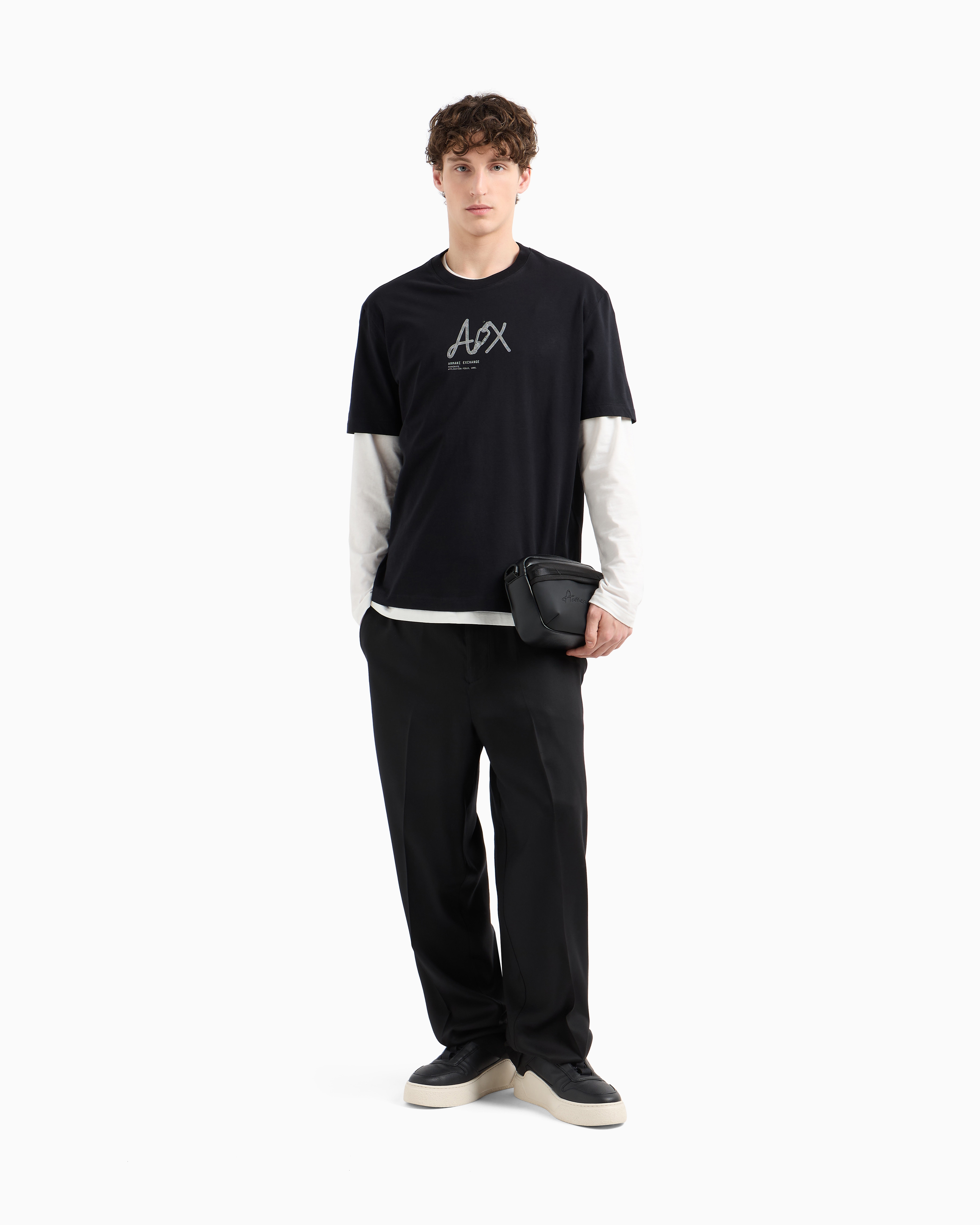 Regular fit T-shirt with logo