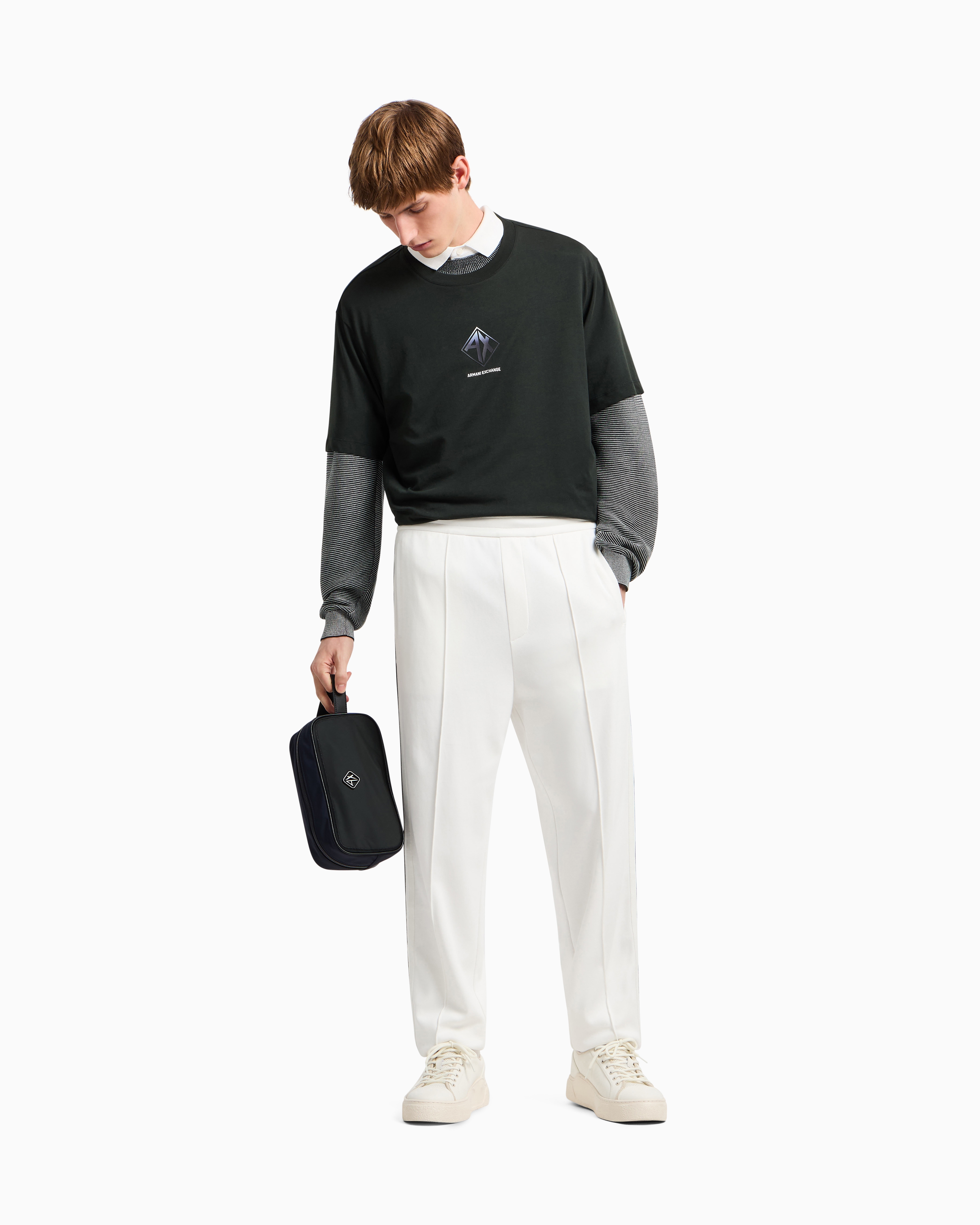 Regular fit T-shirt with logo print