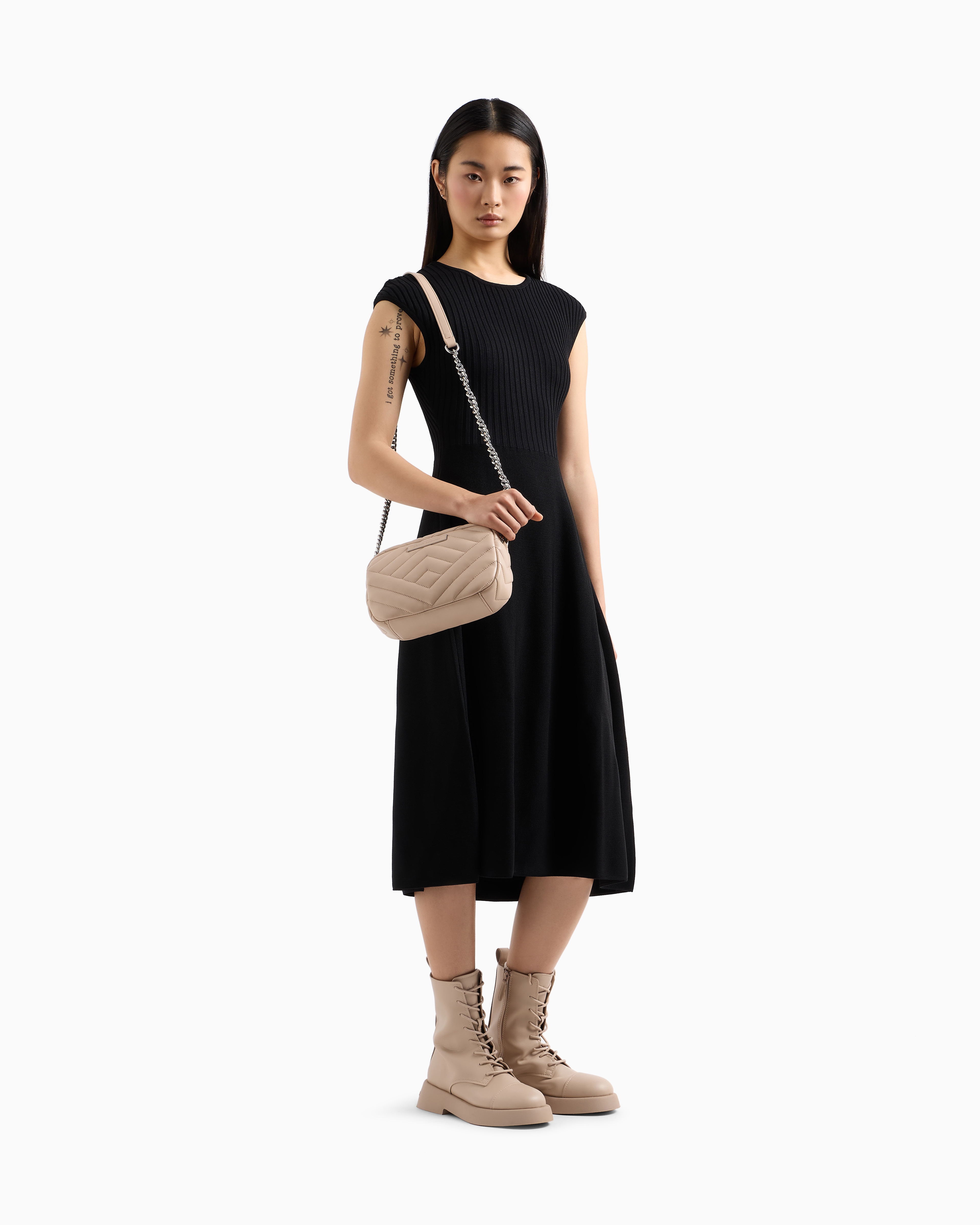 ワンピース GIORGIO ARMANI DRESS (GW001057AF15531 UC001) Double-faced silk-satin long dress | Giorgio Armani