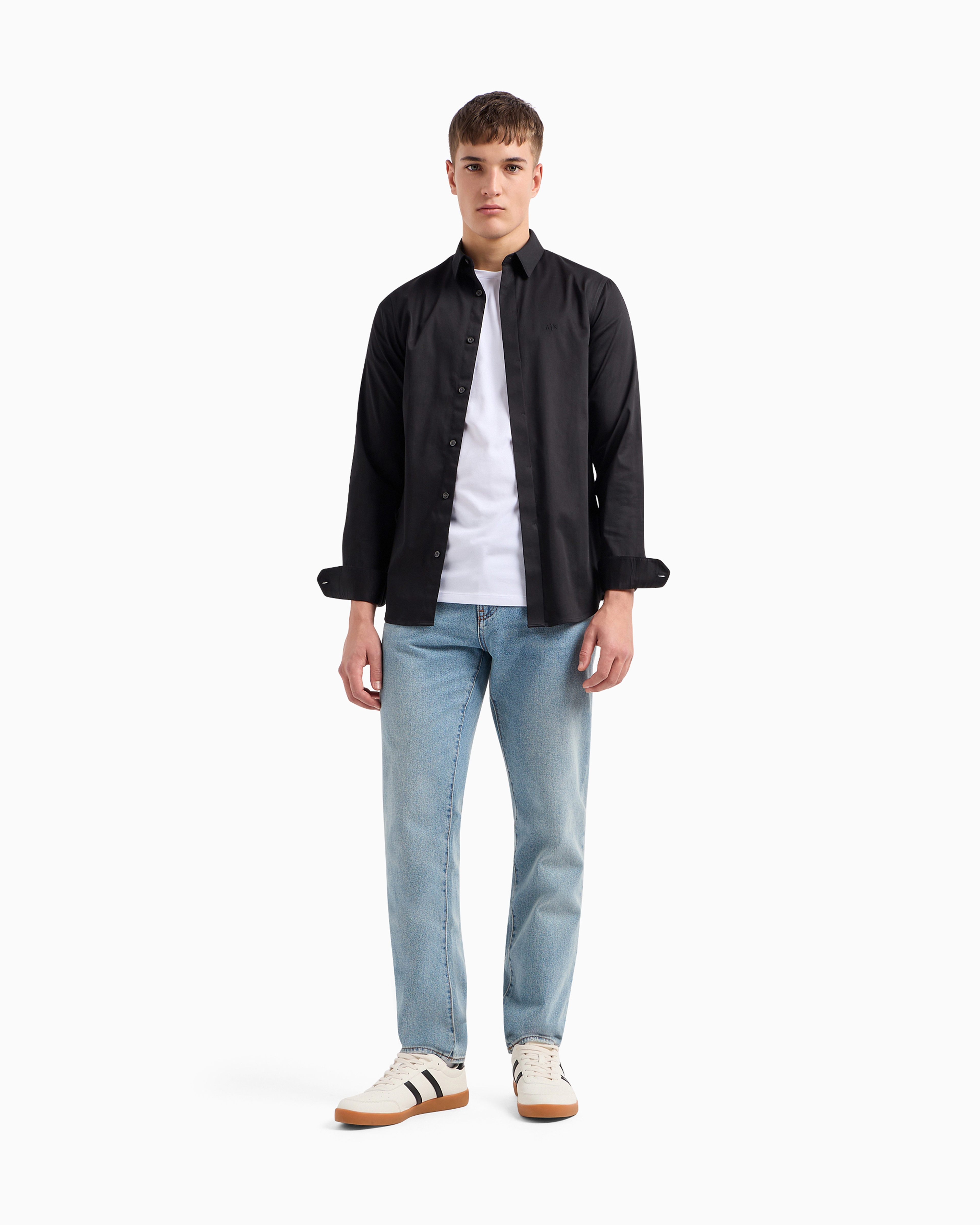 Slim fit jersey t-shirt | Armani Exchange US