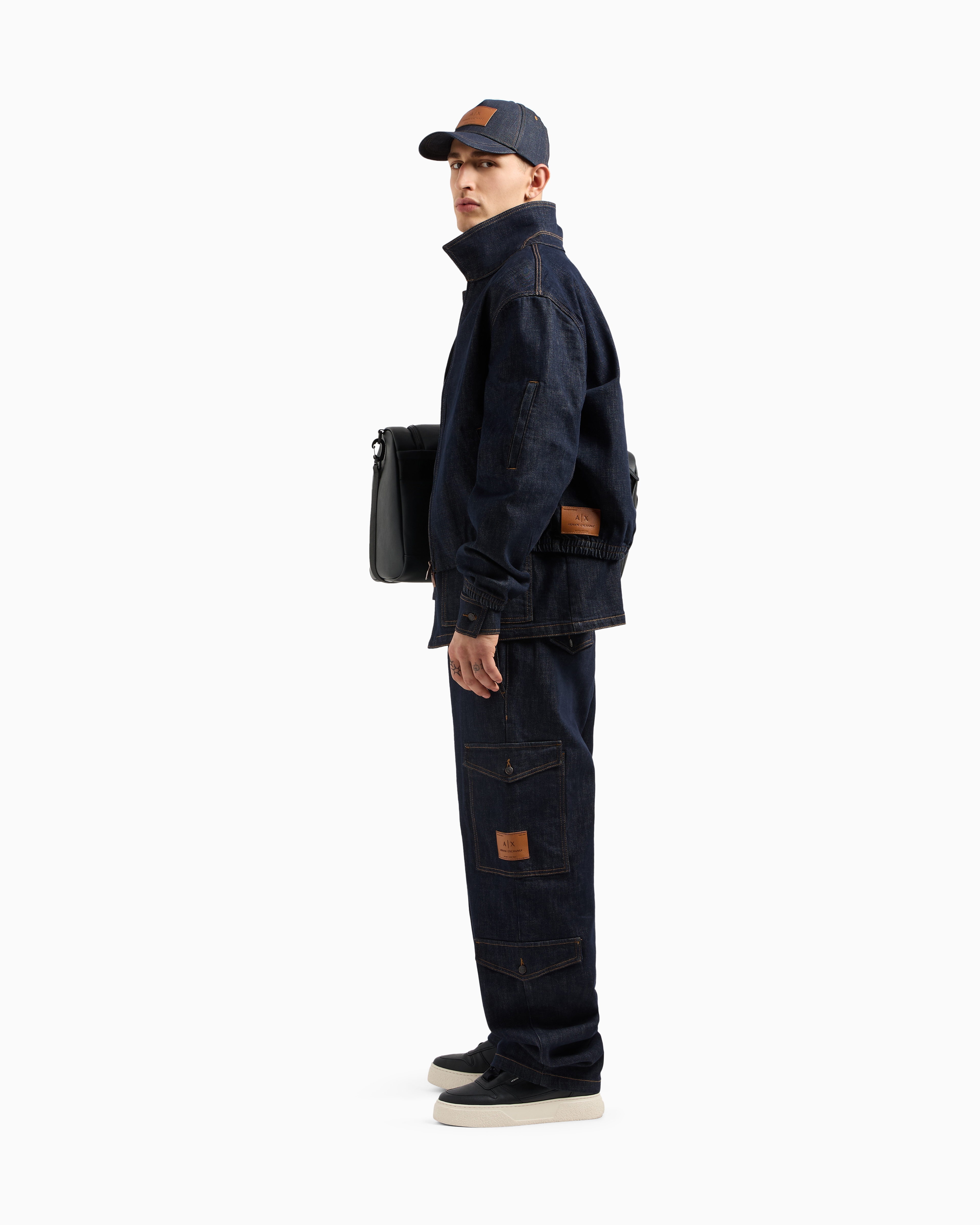 Denim Cargo Jeans