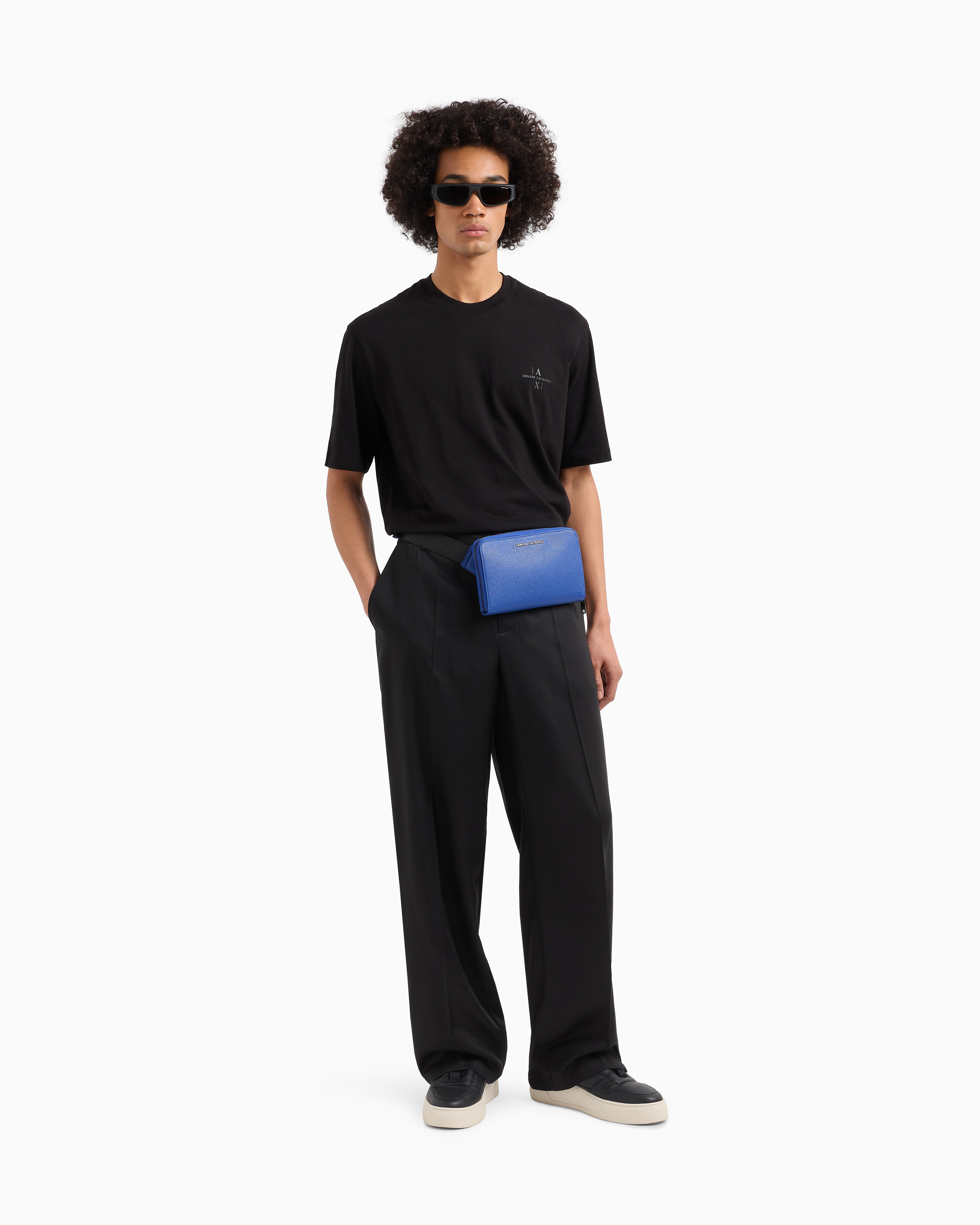 Regular fit cotton T-shirt with logo