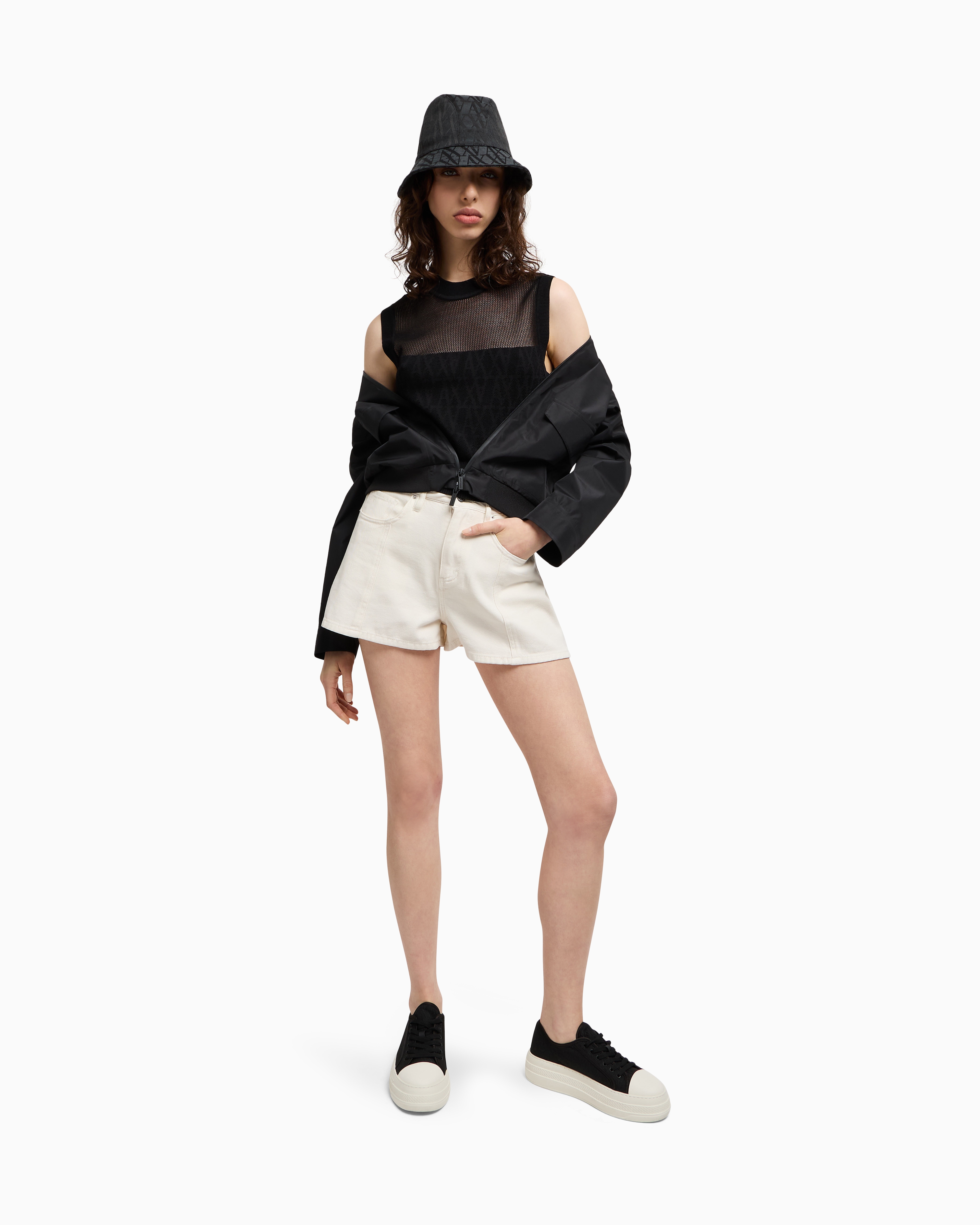 アルマーニ⭐︎アンゴラ混　ノースリーブニット ARMANI EXCHANGE ニット セーター 「A|X アルマーニ