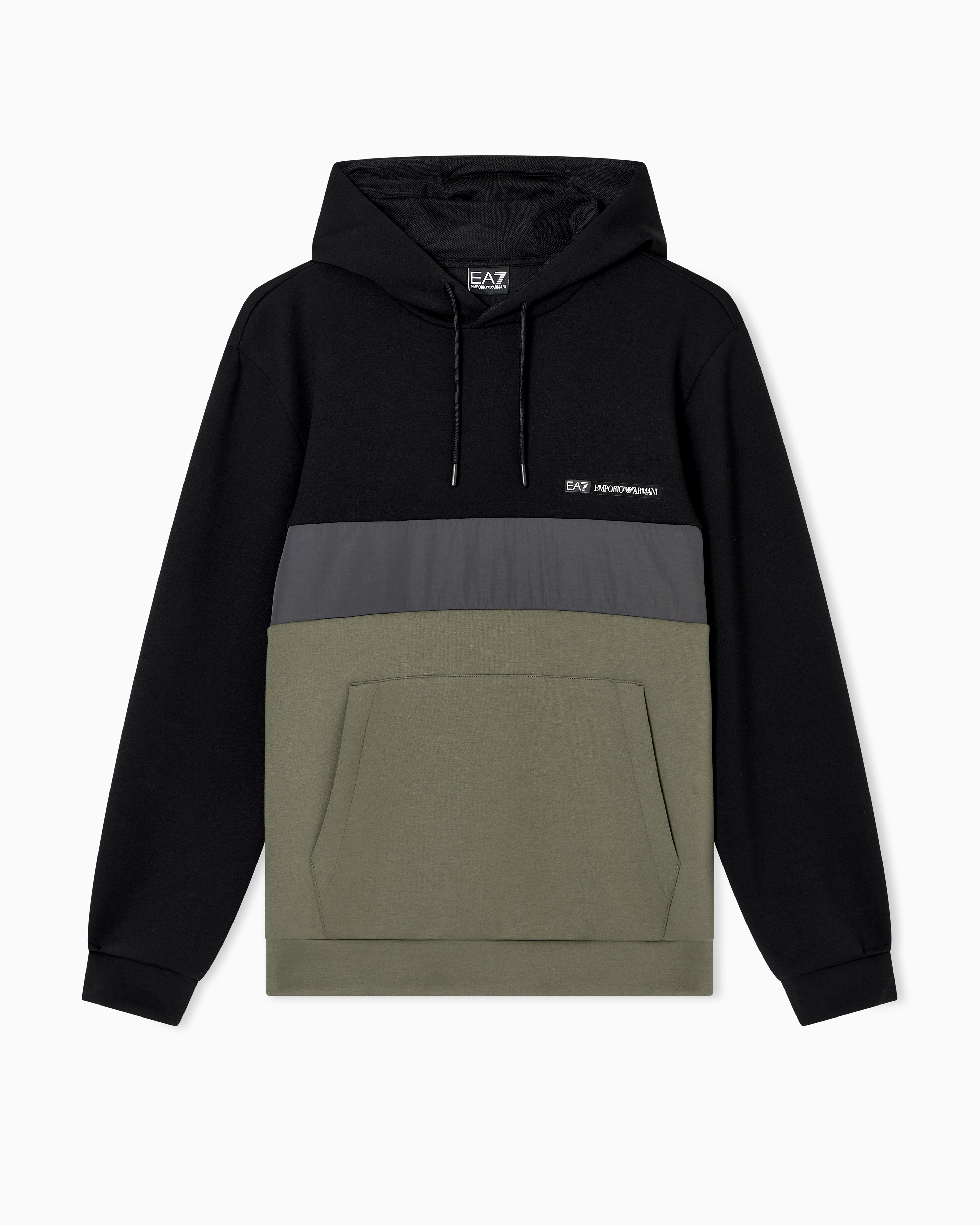 EMPORIO ARMANI▼ASV ピース コットン フード スウェットシャツ 三越伊勢丹 | EMPORIO ARMANI/エンポリオ アルマーニ_Men通販
