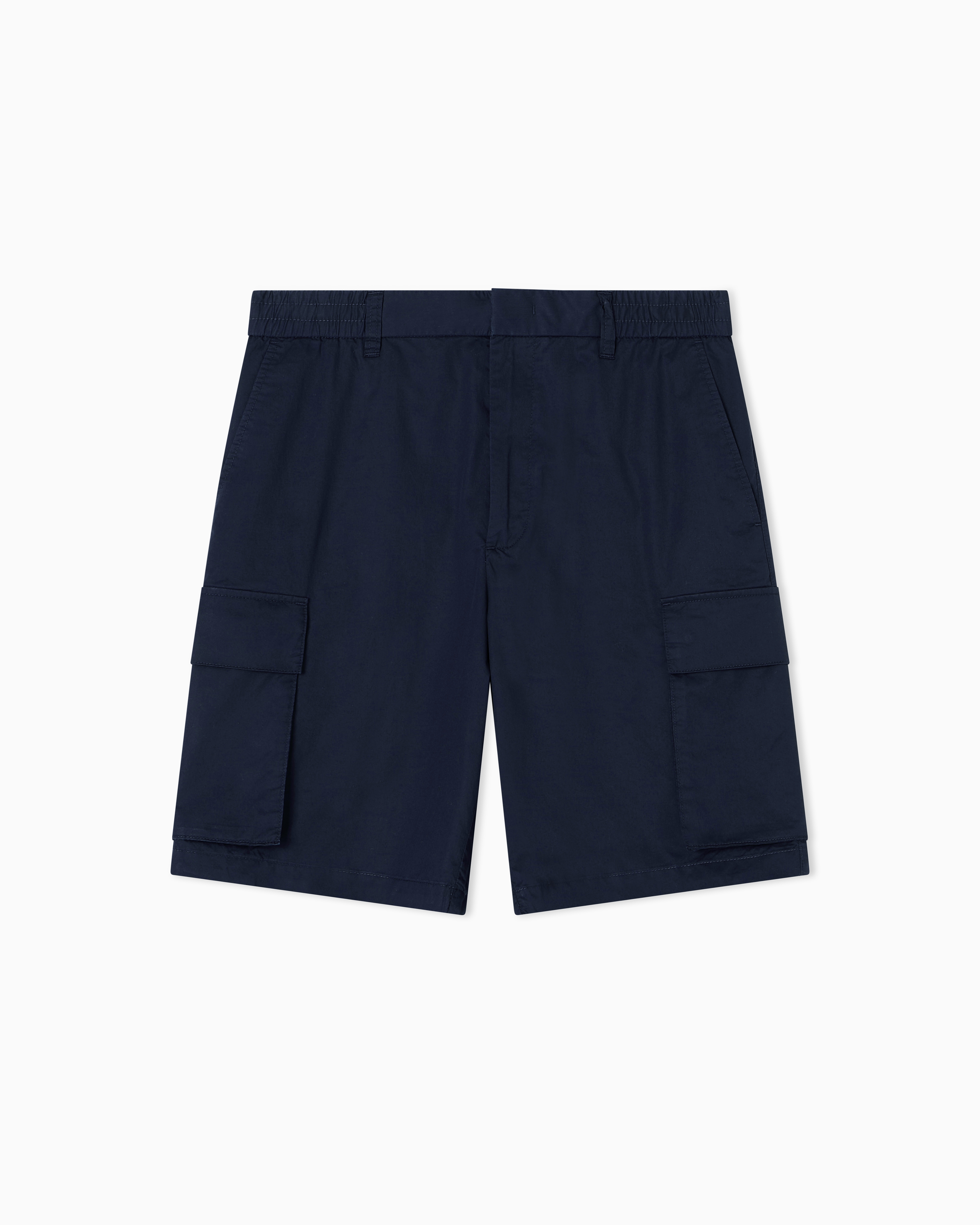 【DEARMINE】Track Cargo Bermuda Pants undefined