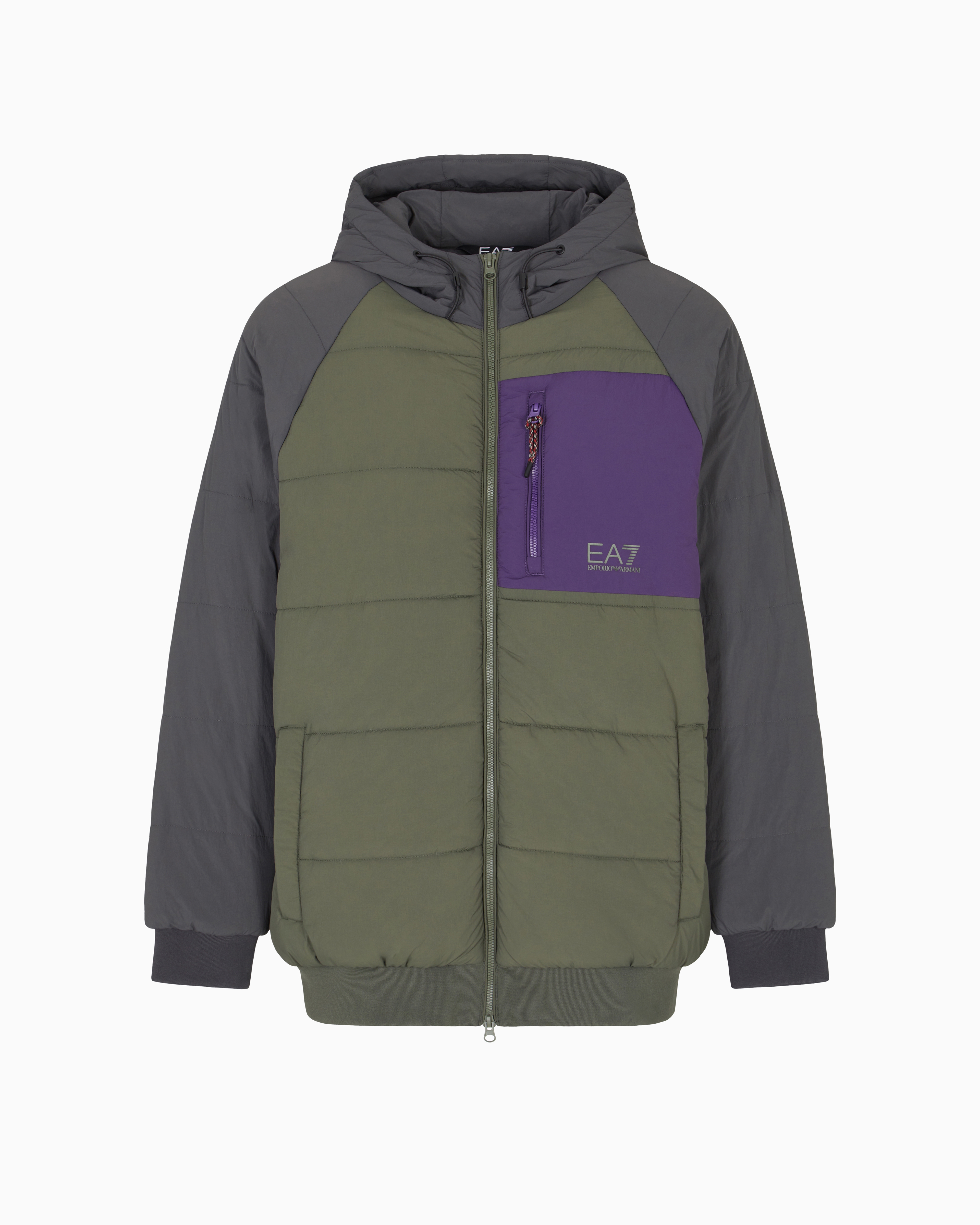 Ea7 Urban Escape Unisex Nylon Jacket In Green