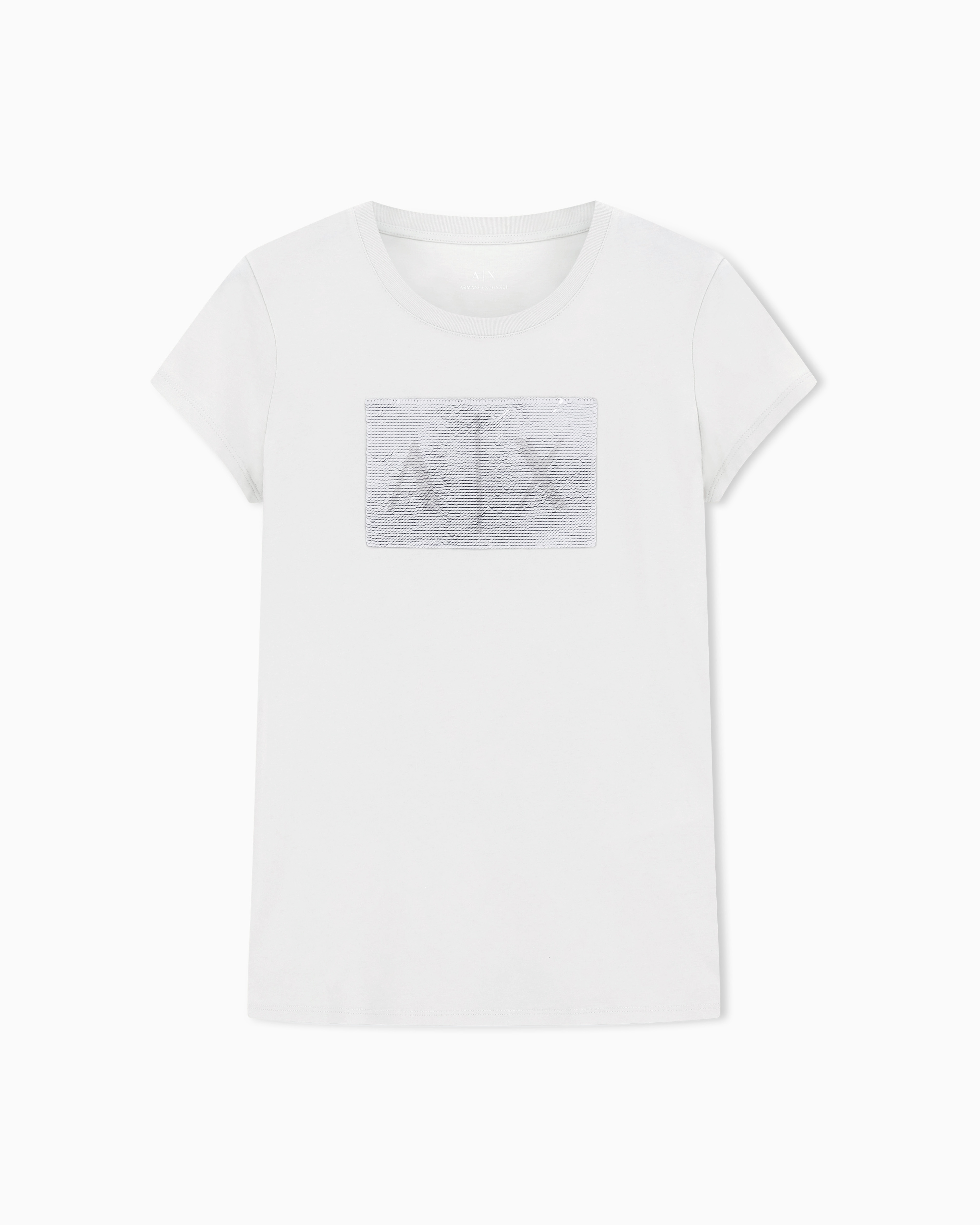 Armani Exchange Slim Fit T-shirt In Stretch Cotton Jersey