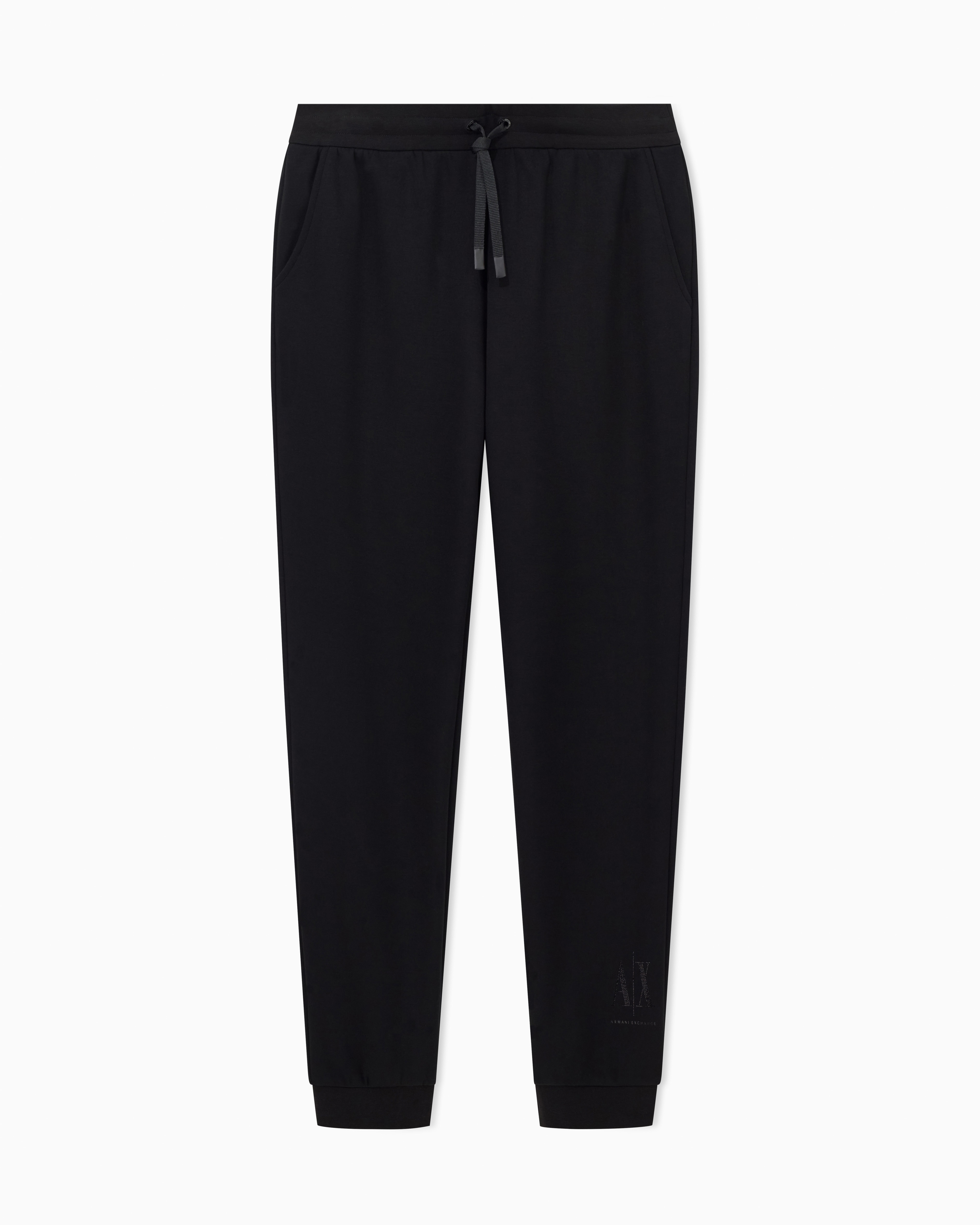 Armani Exchange Black Icon Jogger Pants Small