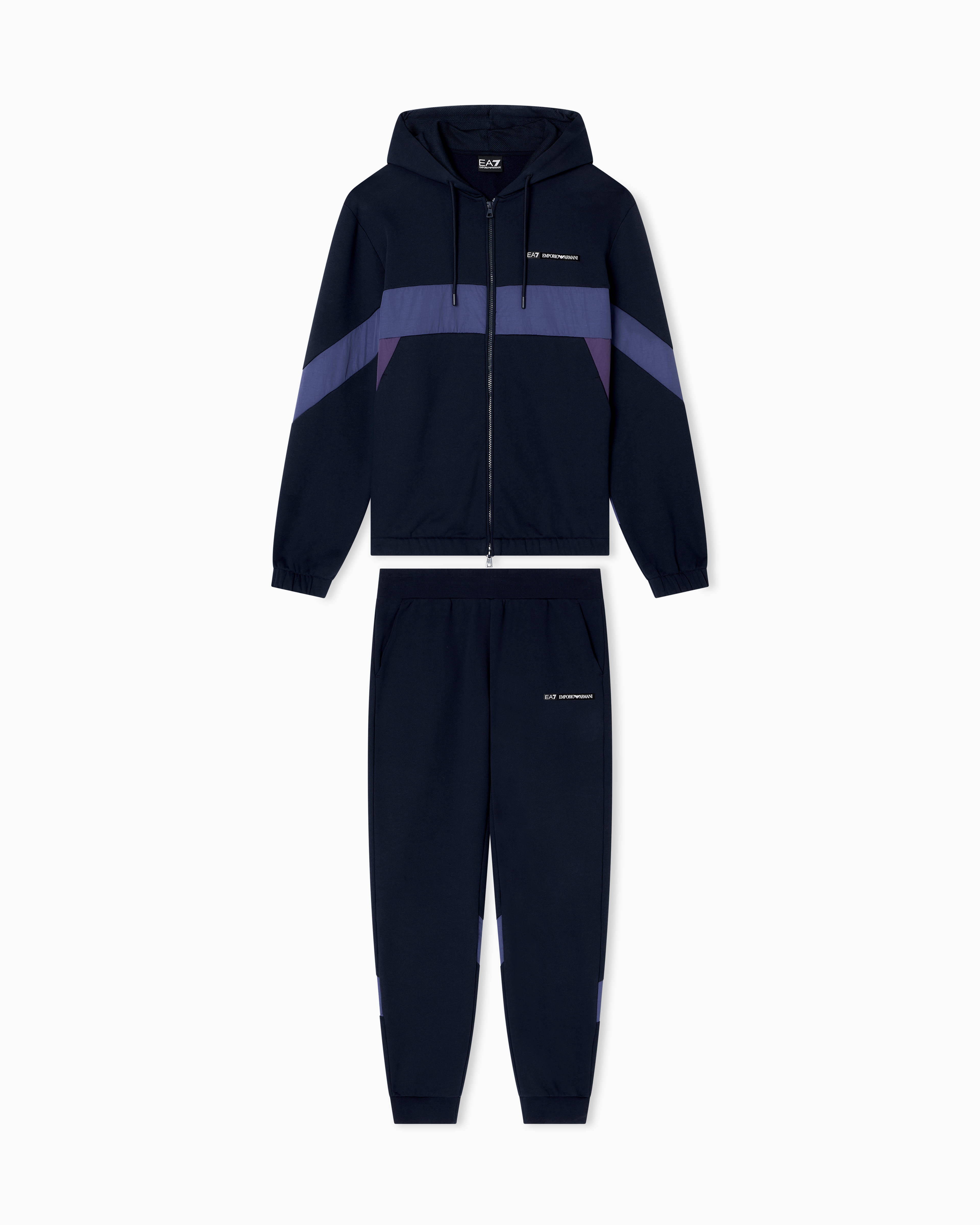 【エンポリオ アルマーニ EA7】Athletic Colour Block Athletic Colour Block technical-fabric tracksuit | EA7