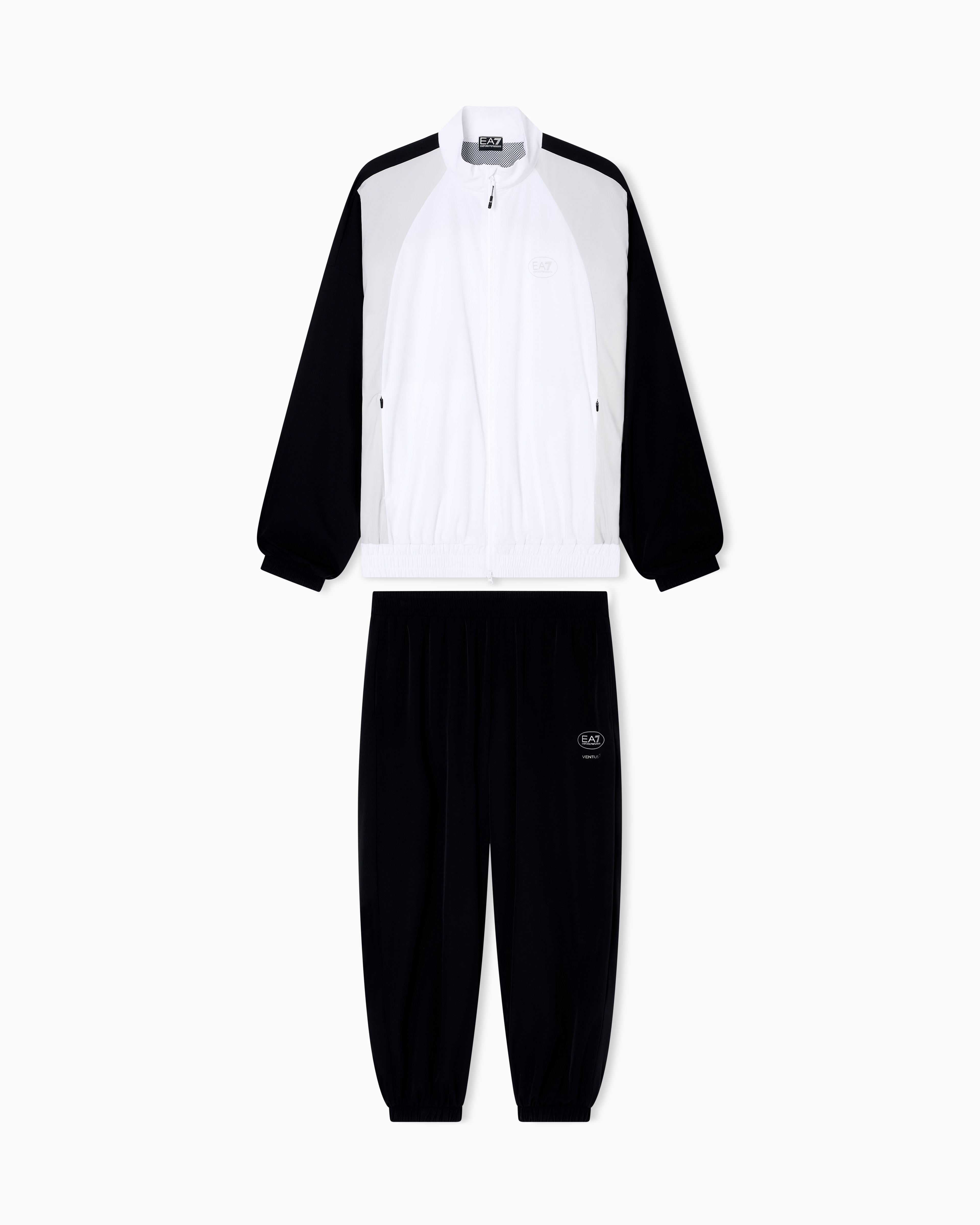 Ea7 Tennis Pro Tracksuit In Ventus7 Technical Fabric In White