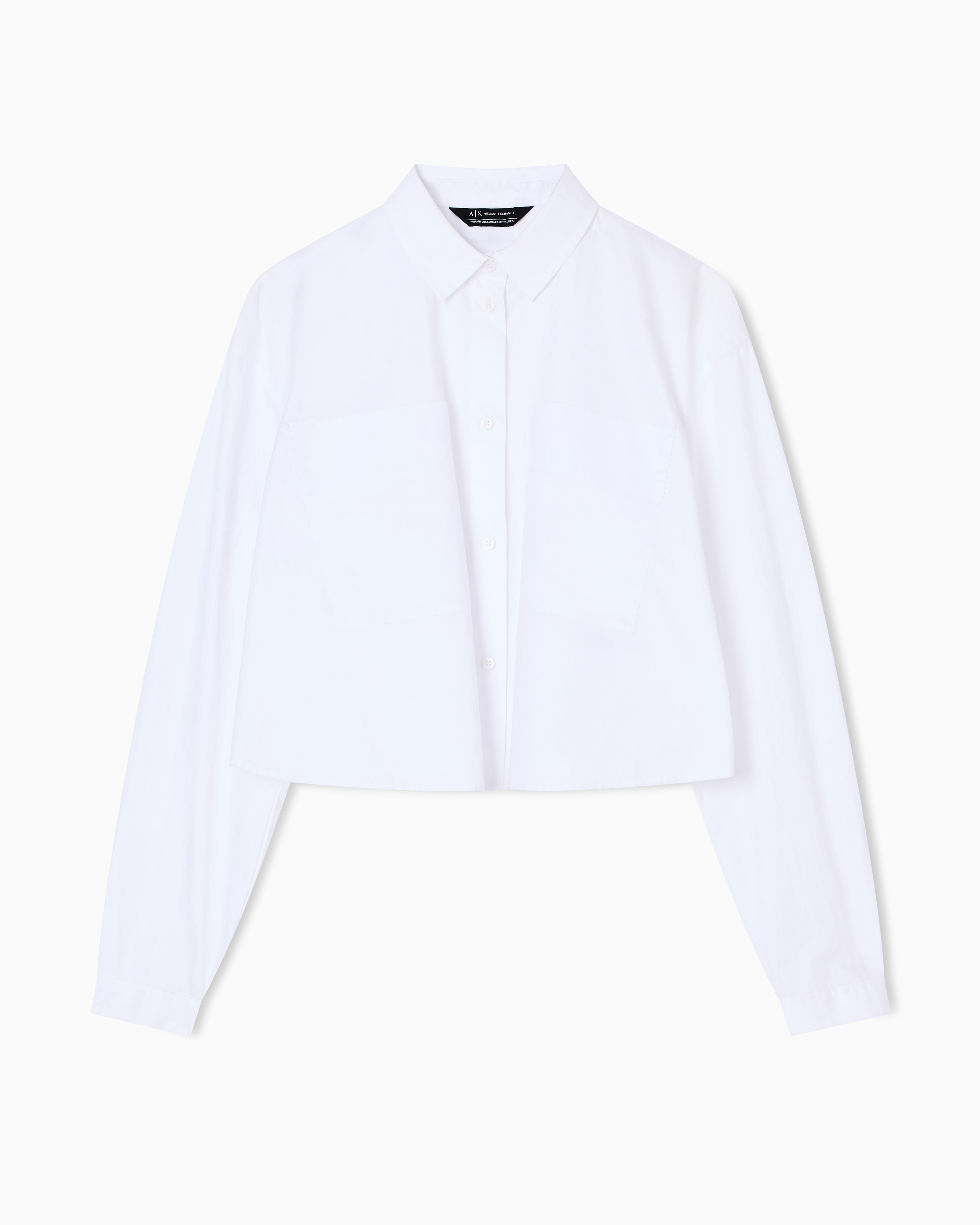 Armani Exchange Casual Shirts In White