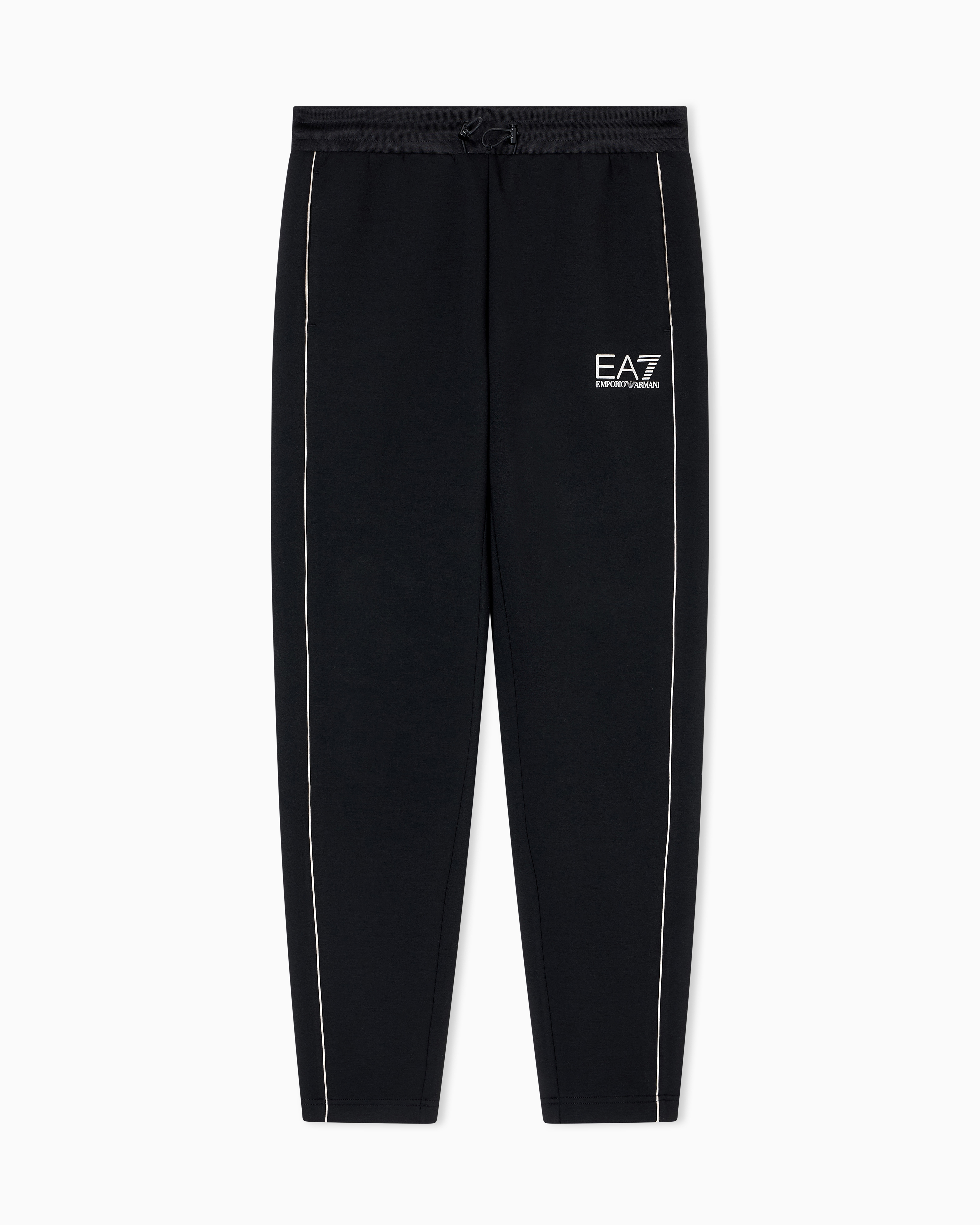 EA7 EMPORIO ARMANI ジョガーパンツ 7M000233 AF13512 Ea7 Emporio Armani logo-print Cotton Track Pants | Black