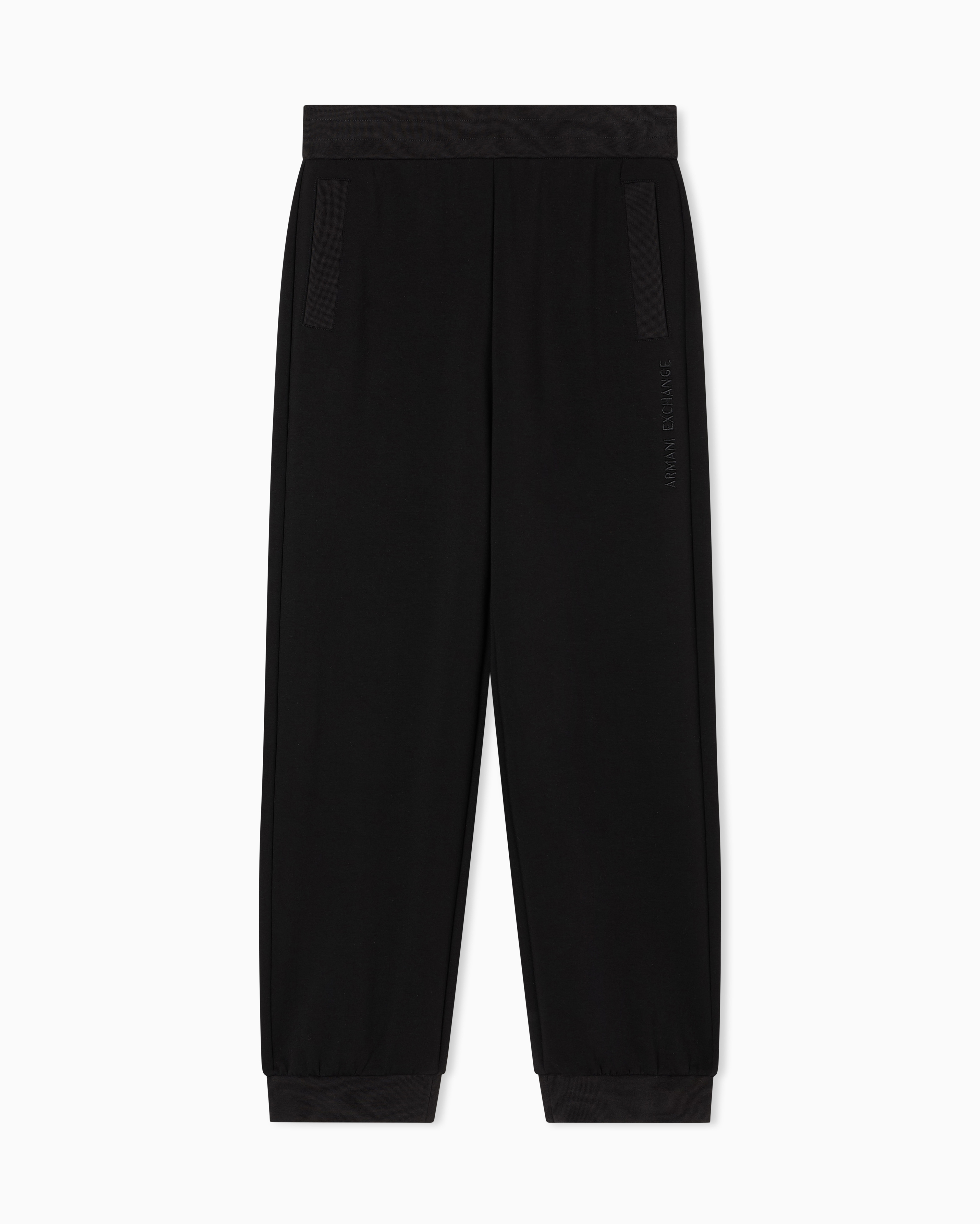 Armani Exchange - Logo Joggers, Woman, Black, Size: