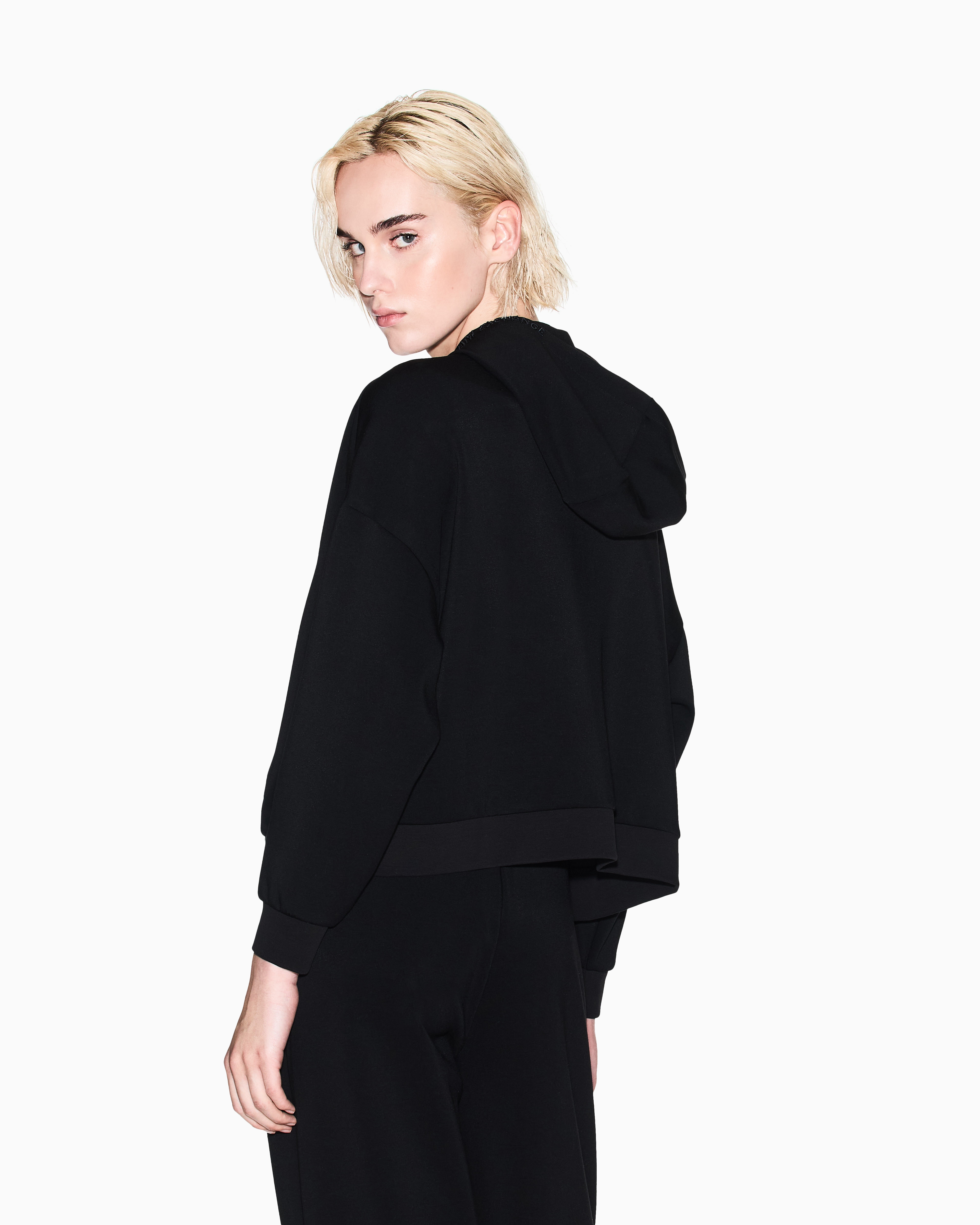 Armani Exchange Hoodies In Black