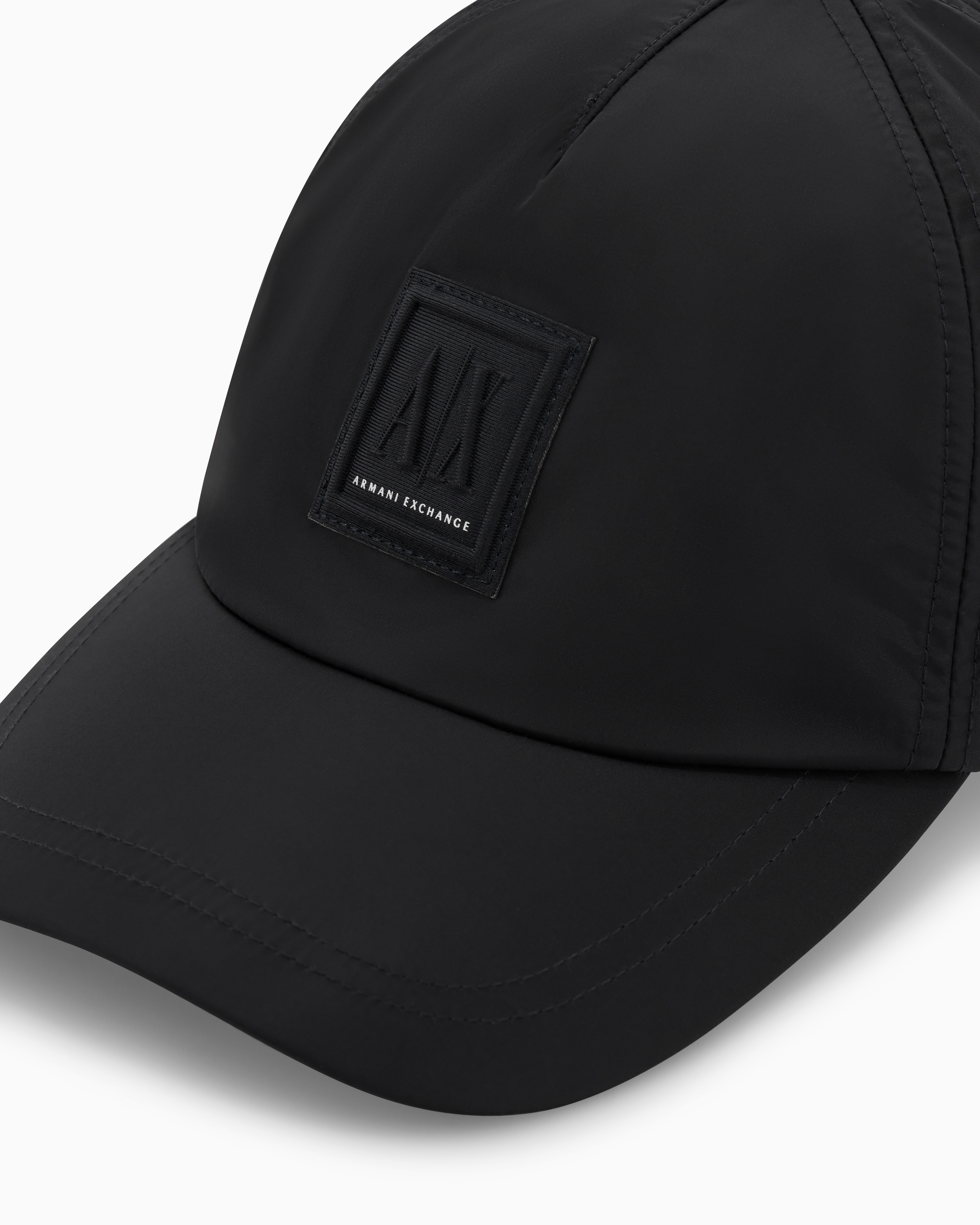 Armani Exchange - Icon Project Visor Hat, Man, Black, Size: TU