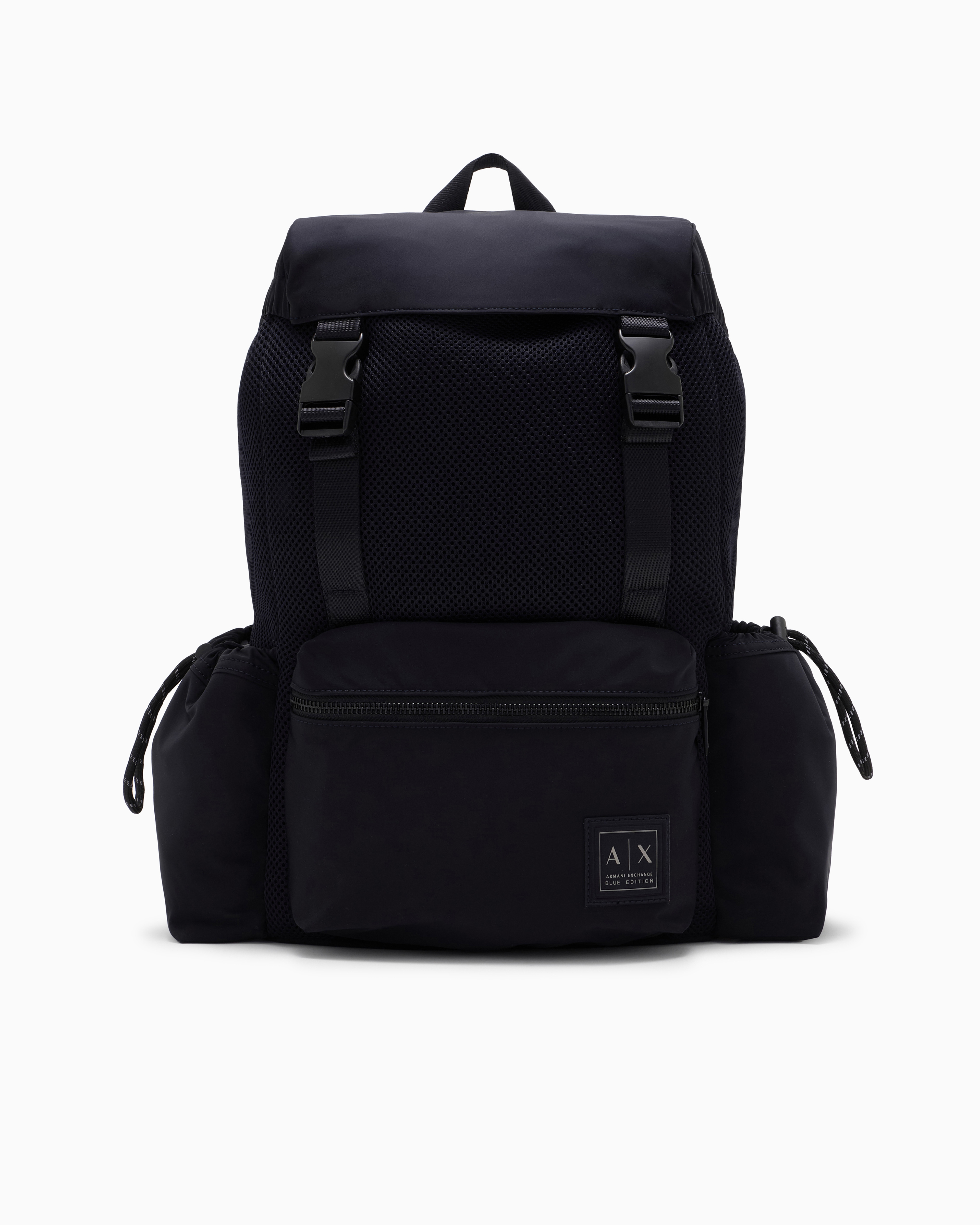Armani Exchange - Backpack with side pockets, Man, Navy Blue, Size: TU