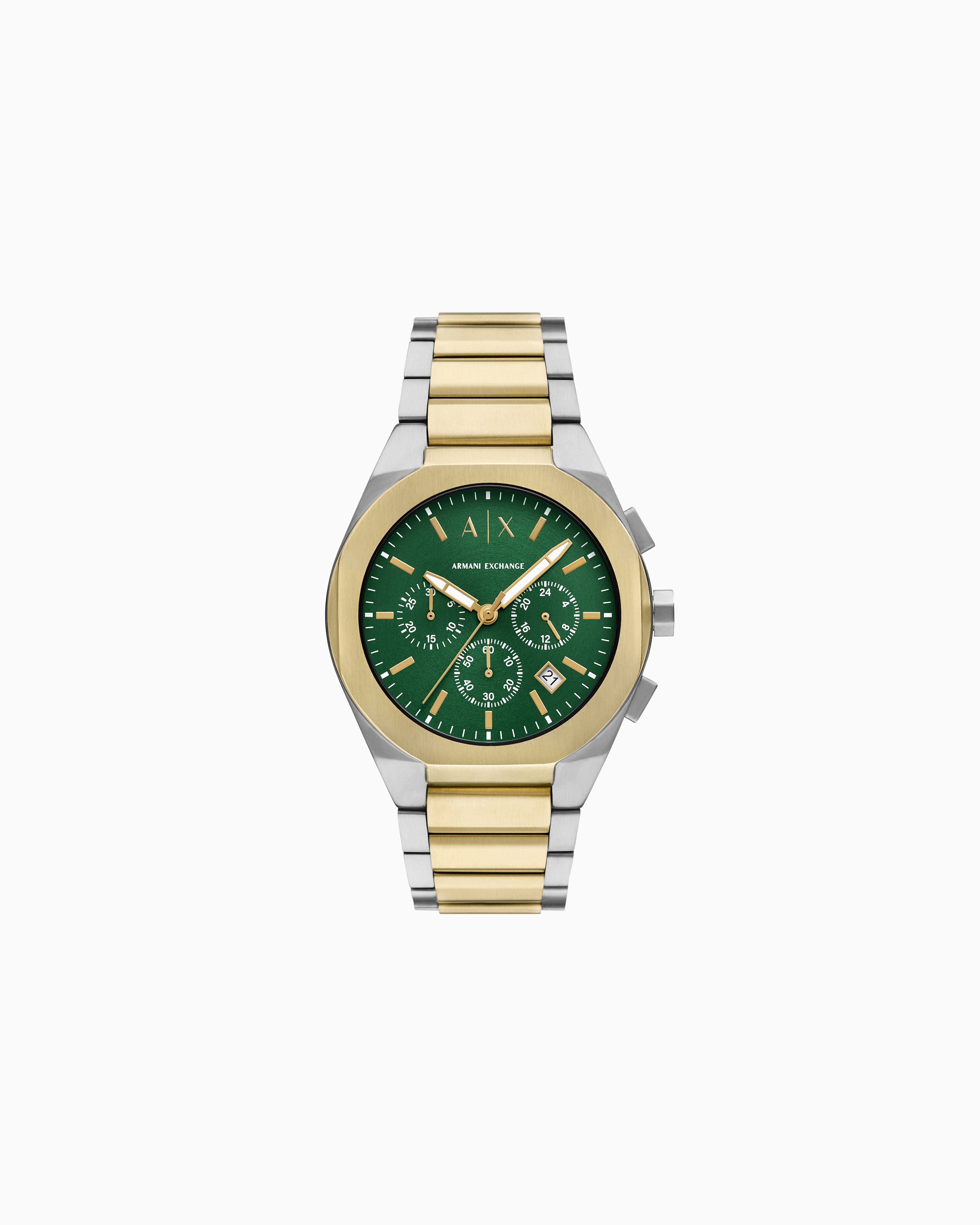 Armani Exchange Multicoloured Chronograph Two-Tone Stainless Steel Watch Tu