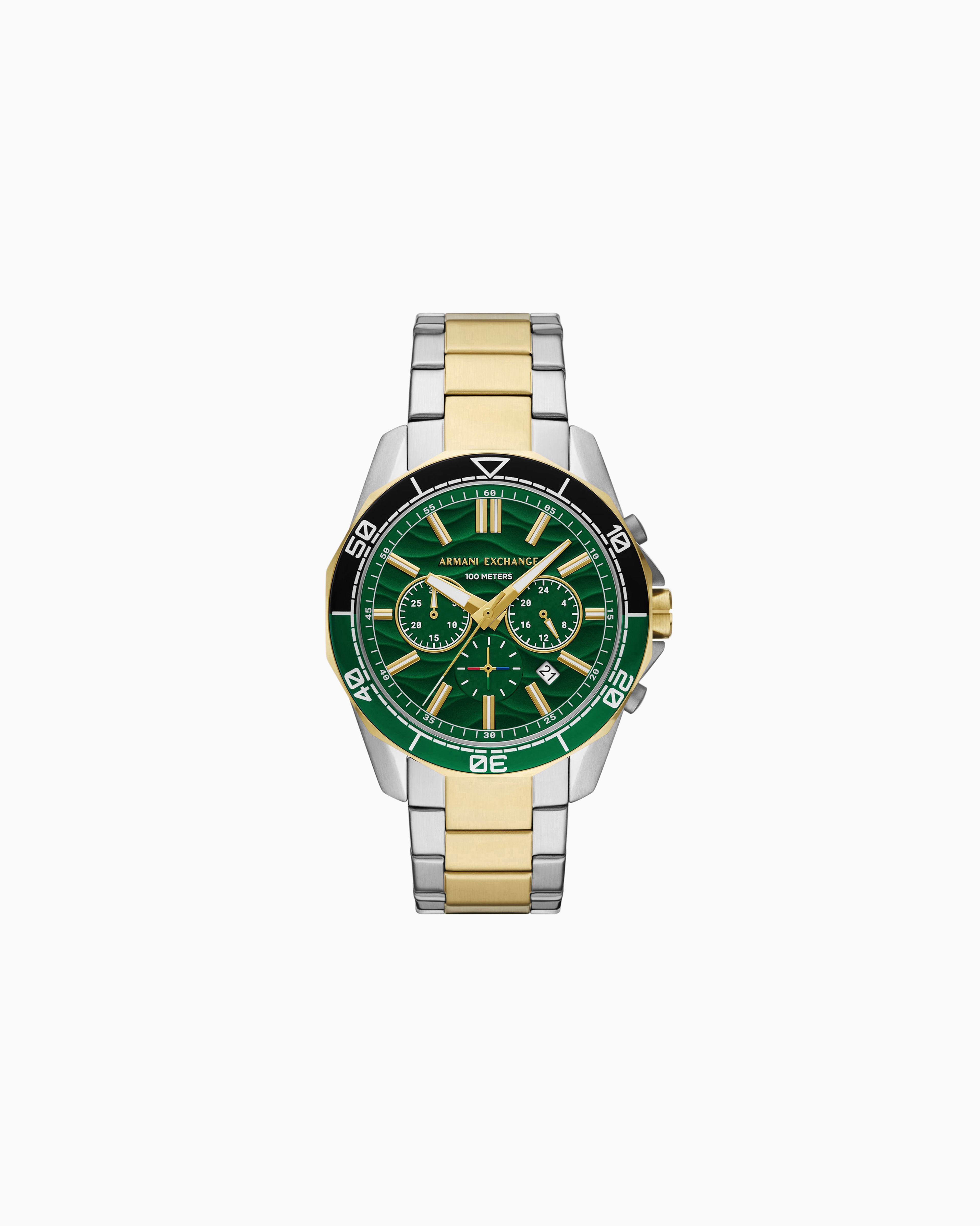ARMANI EXCHANGE 腕時計 46mm ゴールド ステンレス 人気 ステンレススチールベルトウォッチ_AX7151SET | Armani Exchange