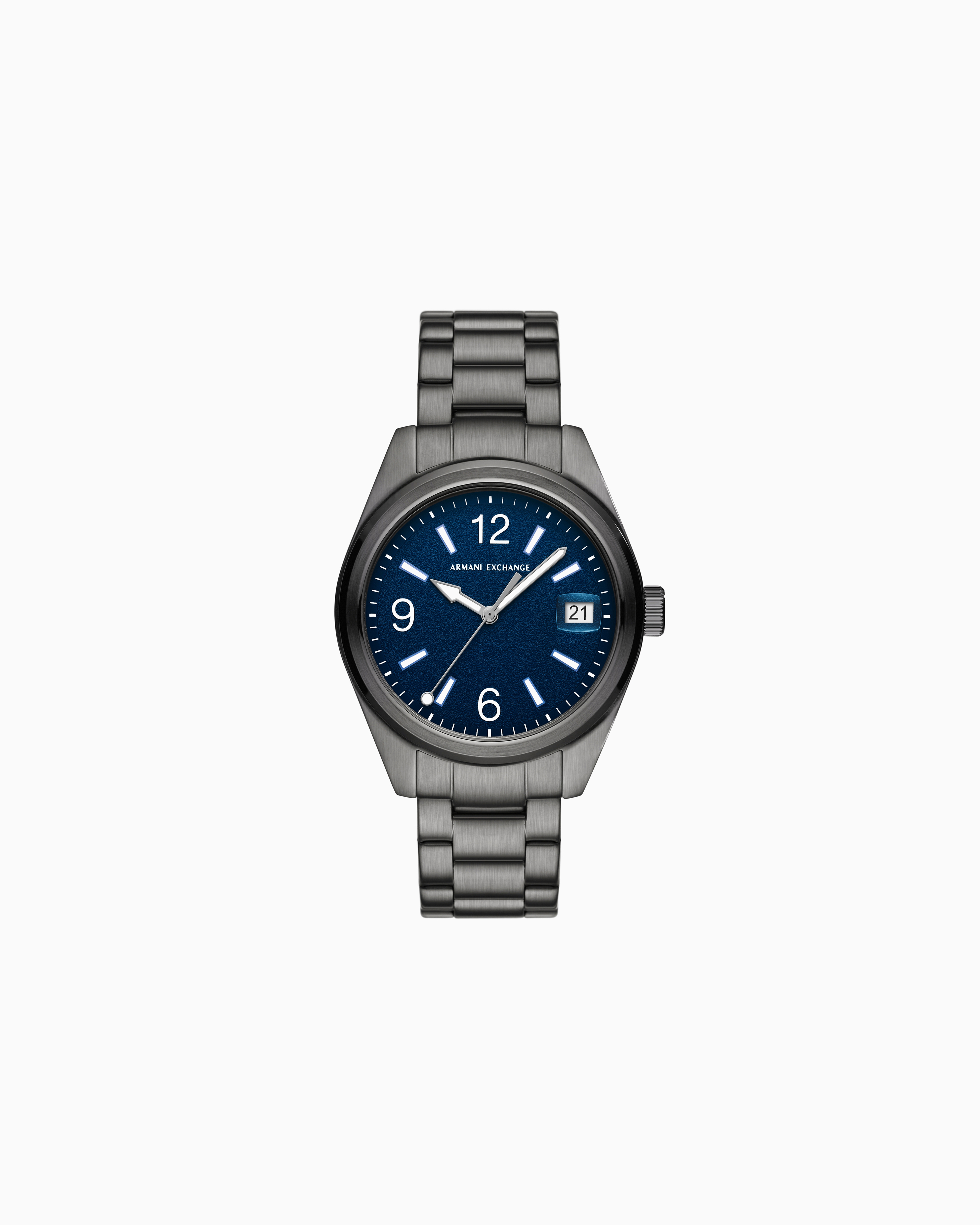 Armani Exchange -  Three-Hand Black Stainless Steel Watch, Man, Multicoloured, Size: TU