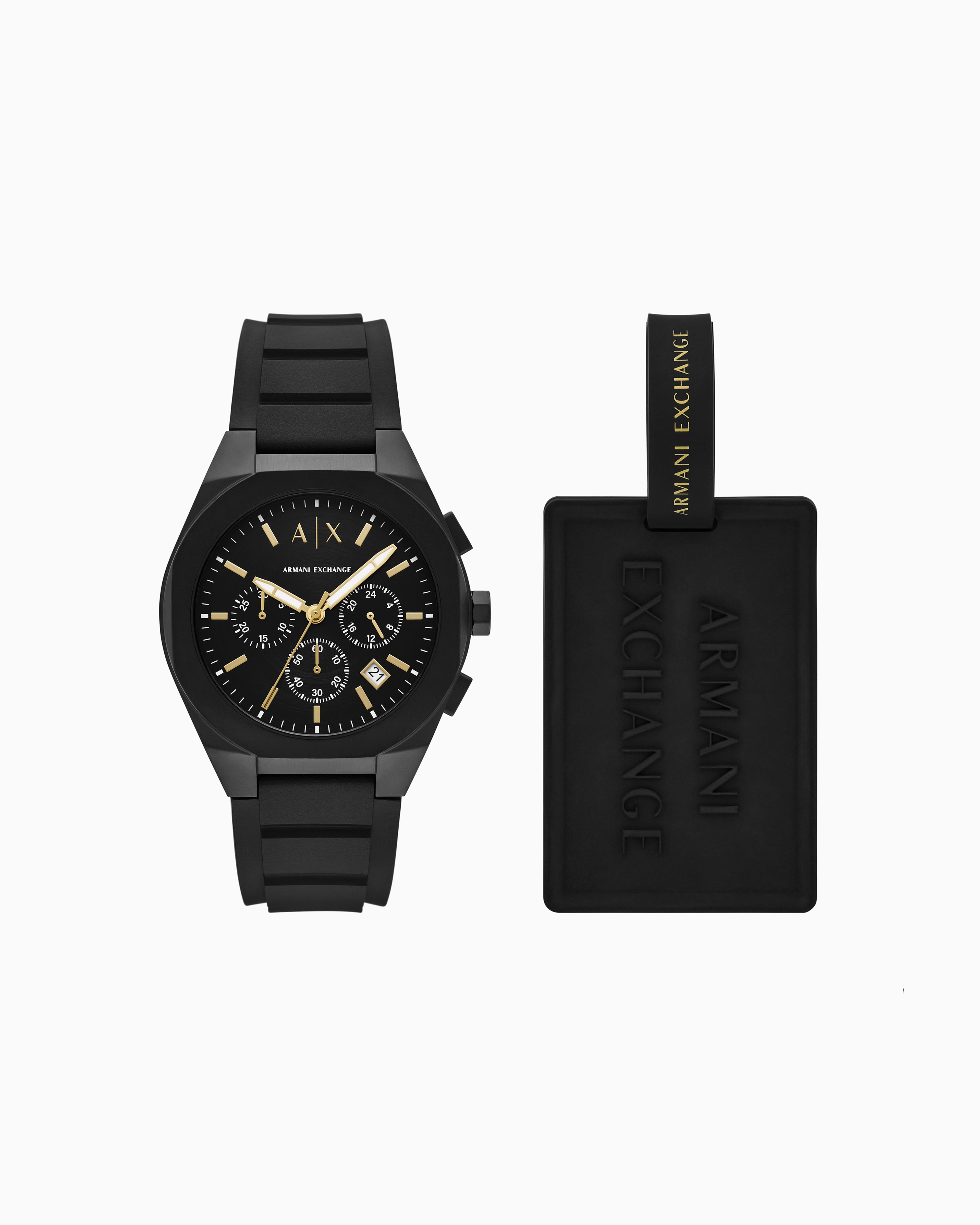 Armani Exchange クロノグラフ ブラック around_ax1722