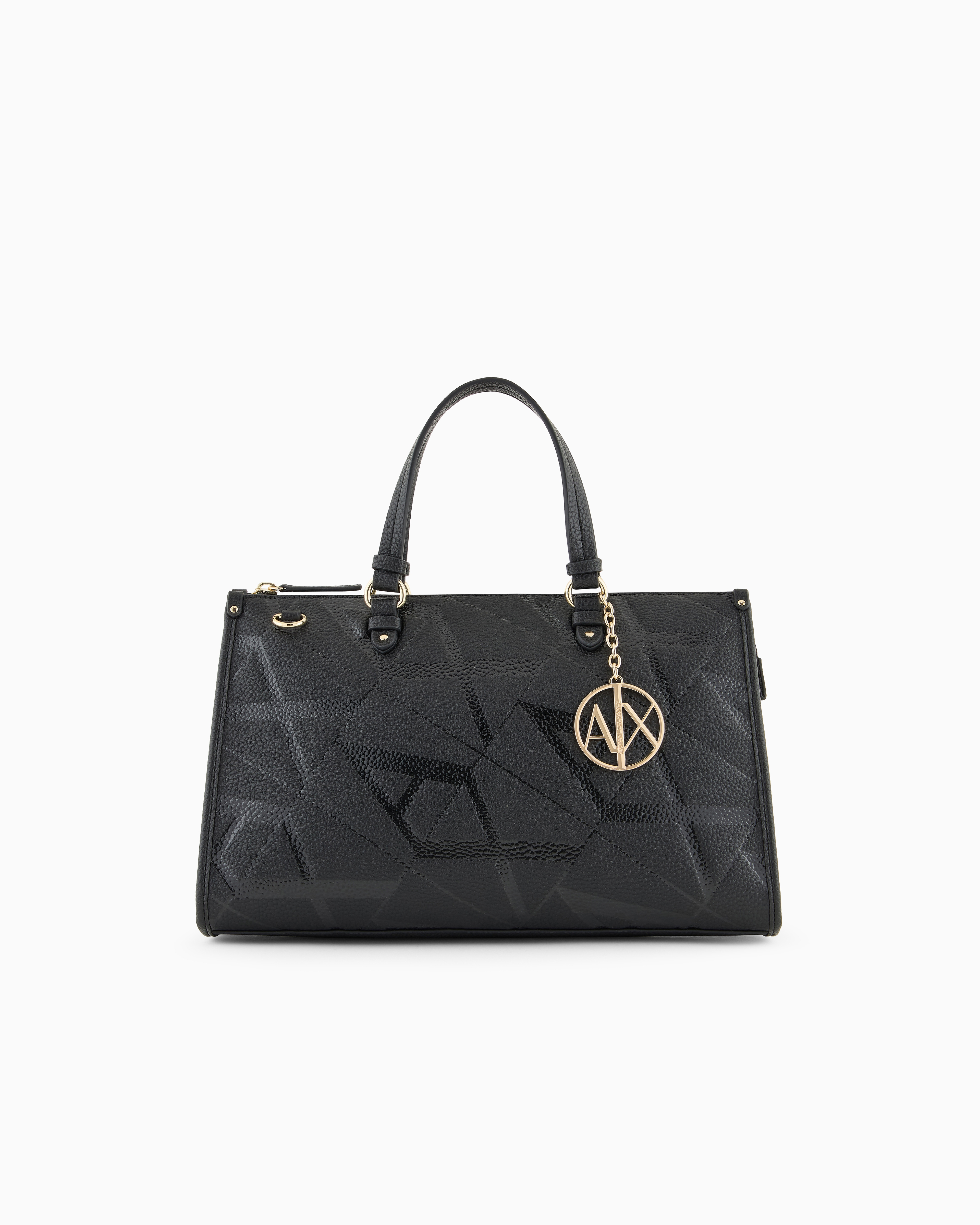 ARMANI オールオーバーマキシロゴスモールハンドバッグ オールオーバーマキシロゴ スモールハンドバッグ | Armani Exchange