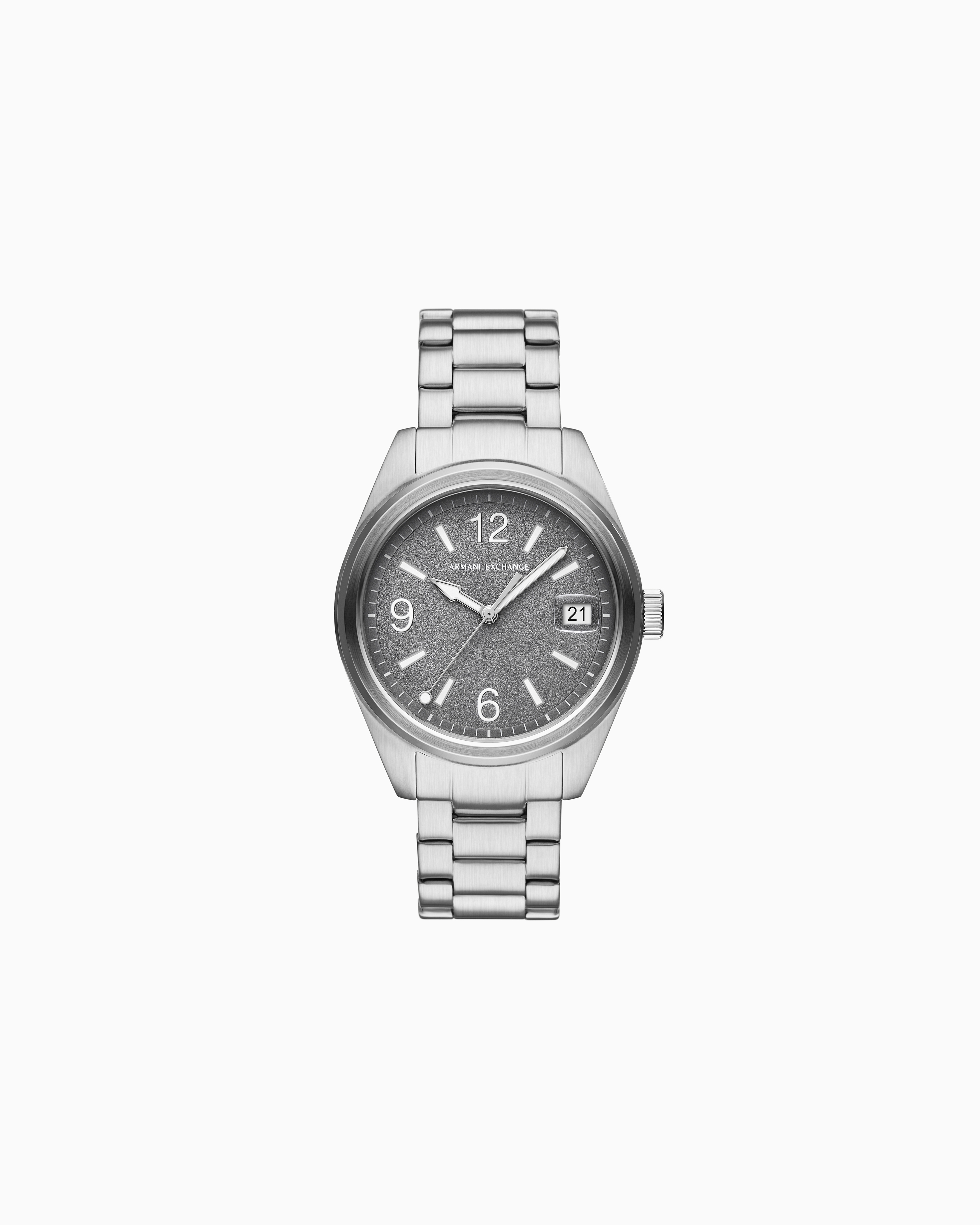 Armani Exchange -  Three-Hand Date Stainless Steel Watch, Man, Multicoloured, Size: TU