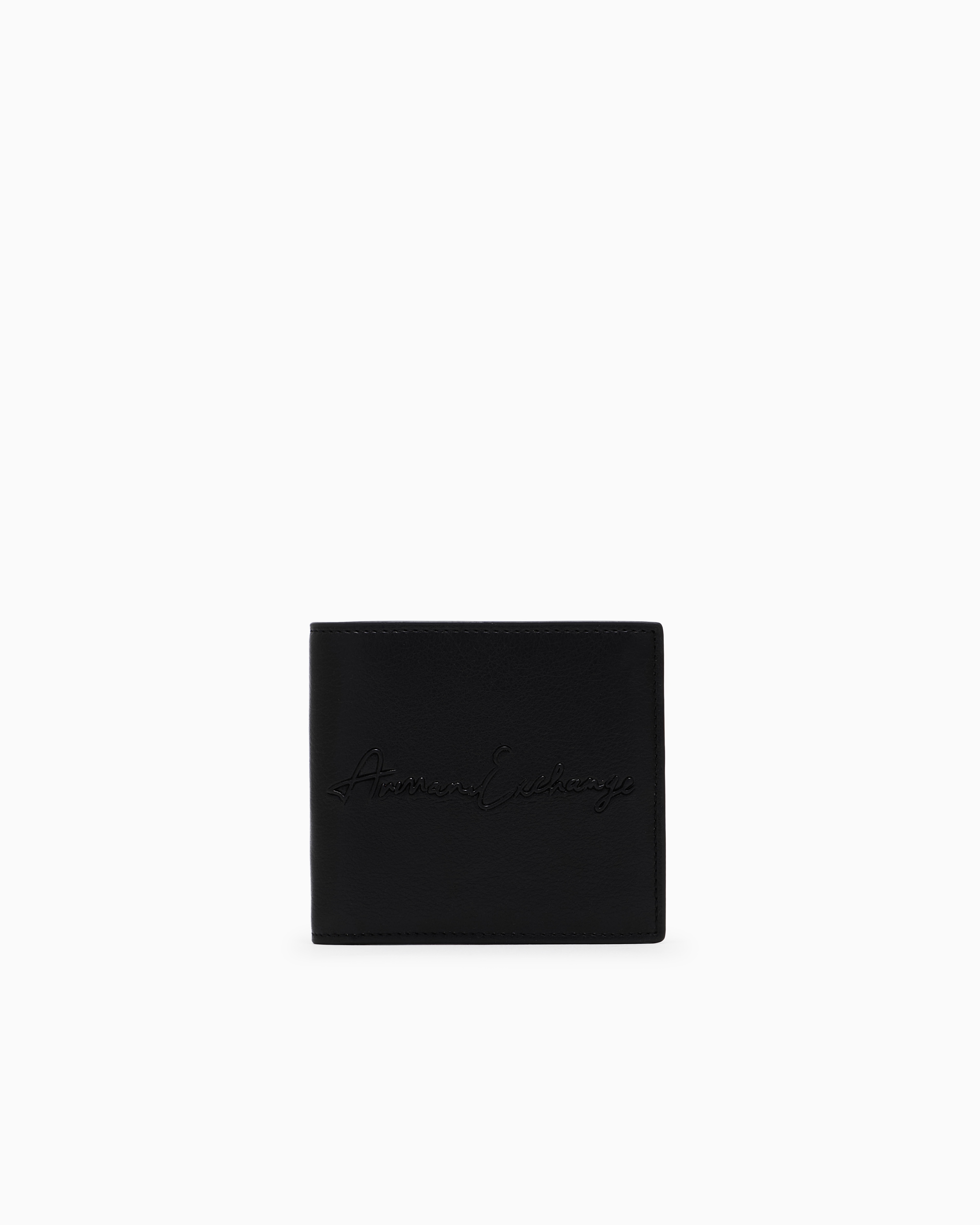 Armani Exchange - Bifold card holder, Man, Black, Size: TU