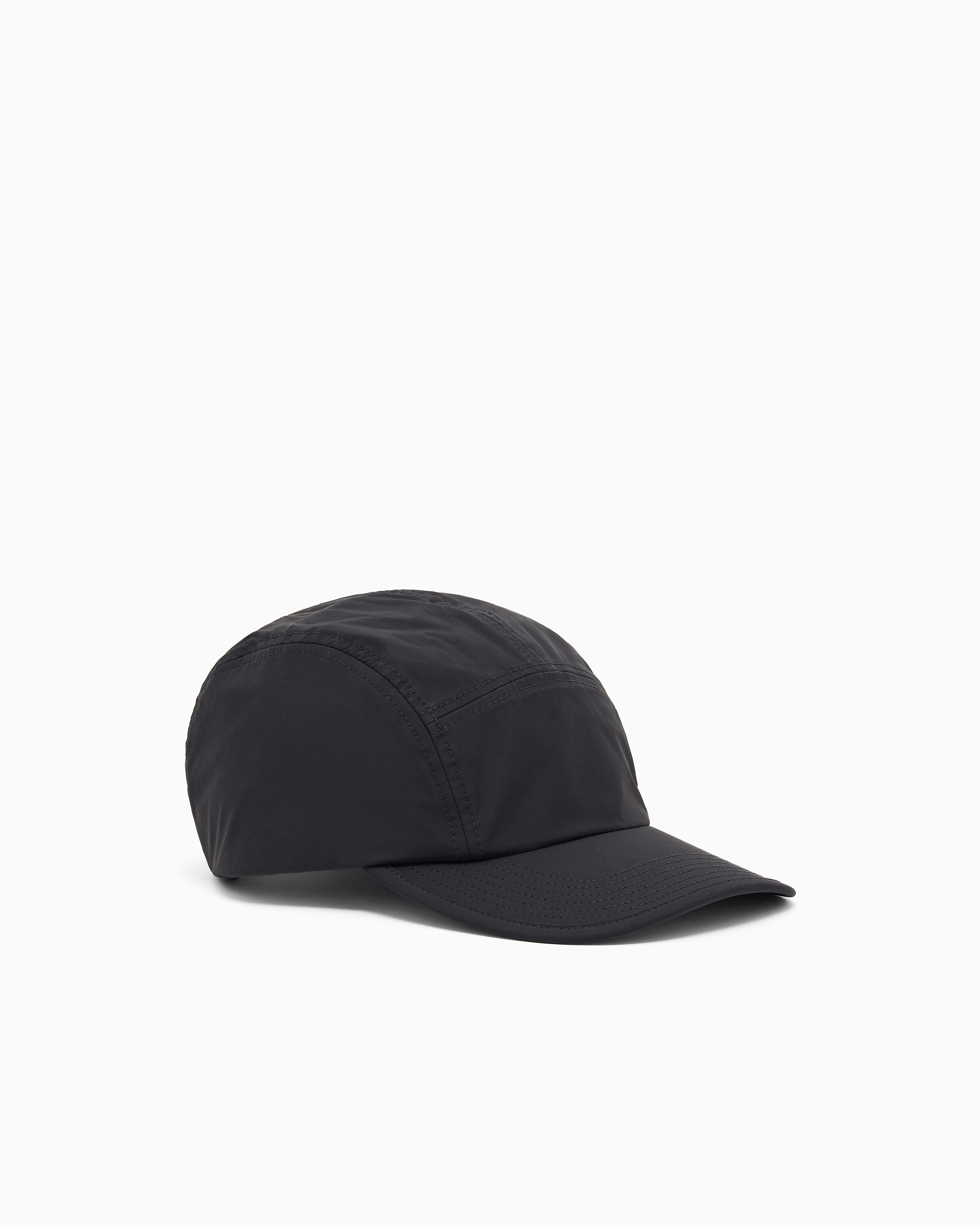 Armani Exchange Black Visor Hat With Side Logo Tu
