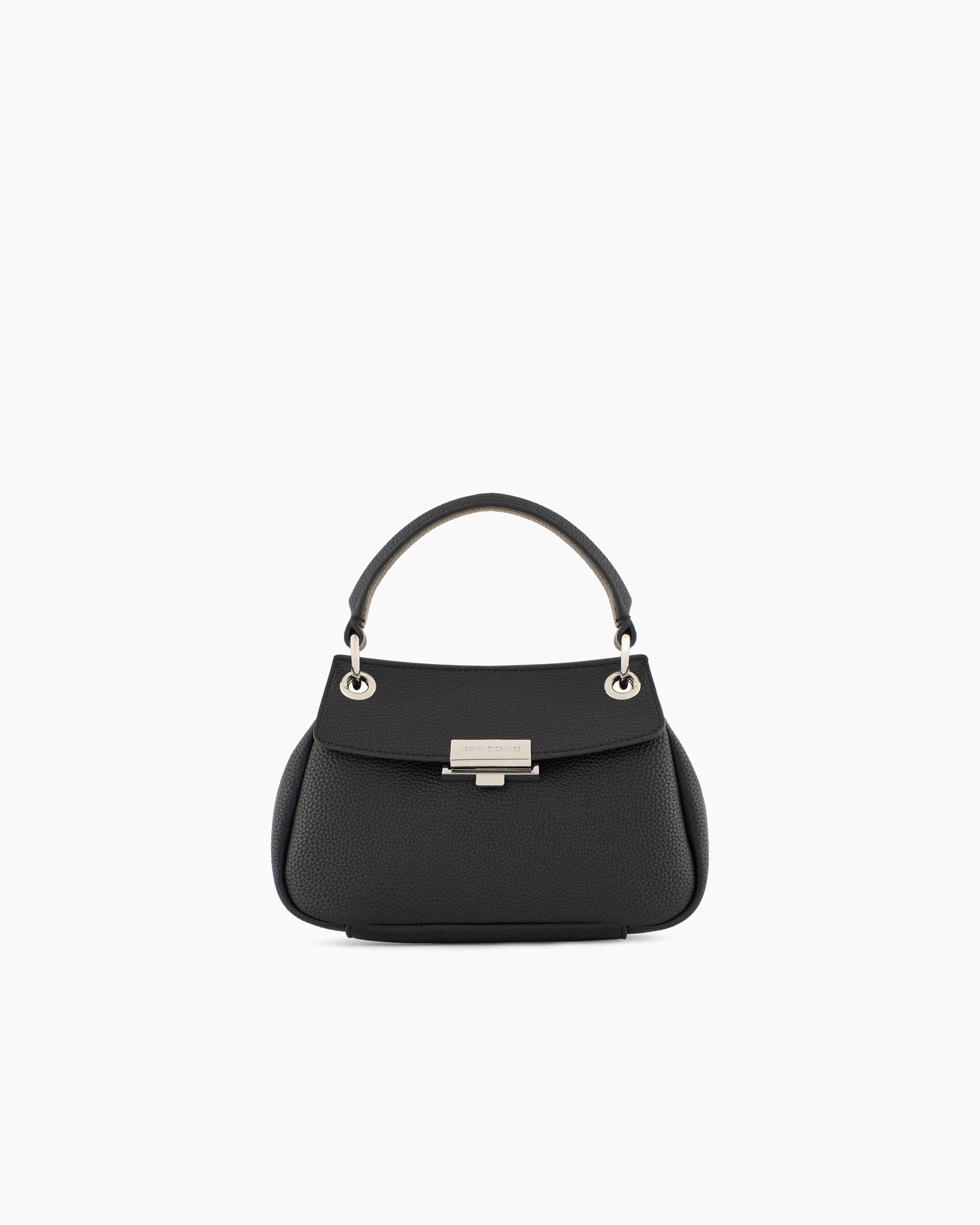 EMPORIO ARMANI EM000478TE10155O8001 関税送料込 Rounded mini-bag with monogram logo | Armani Exchange