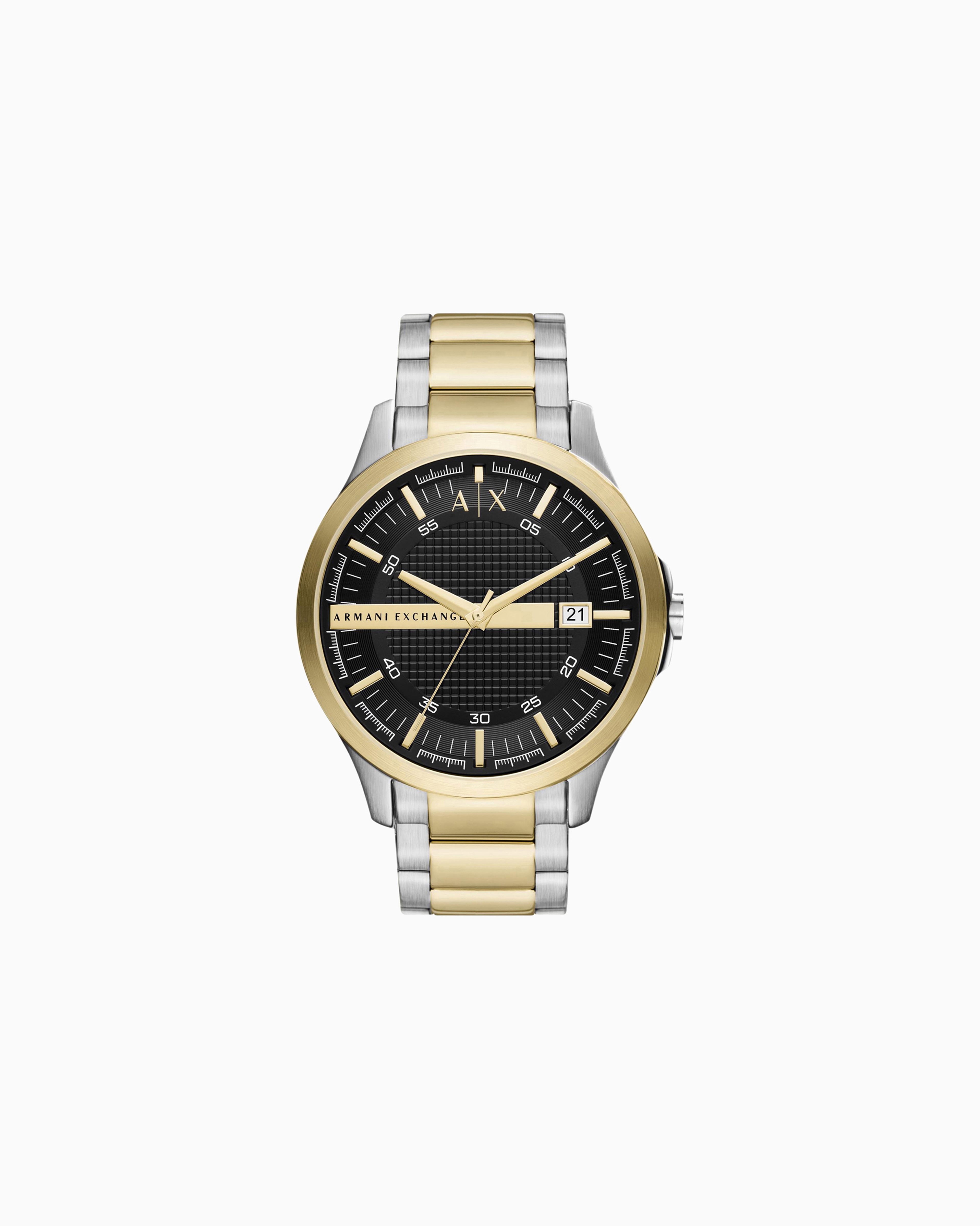 Armani Exchange Multicoloured Three-Hand Movement Watch With Date Display Tu