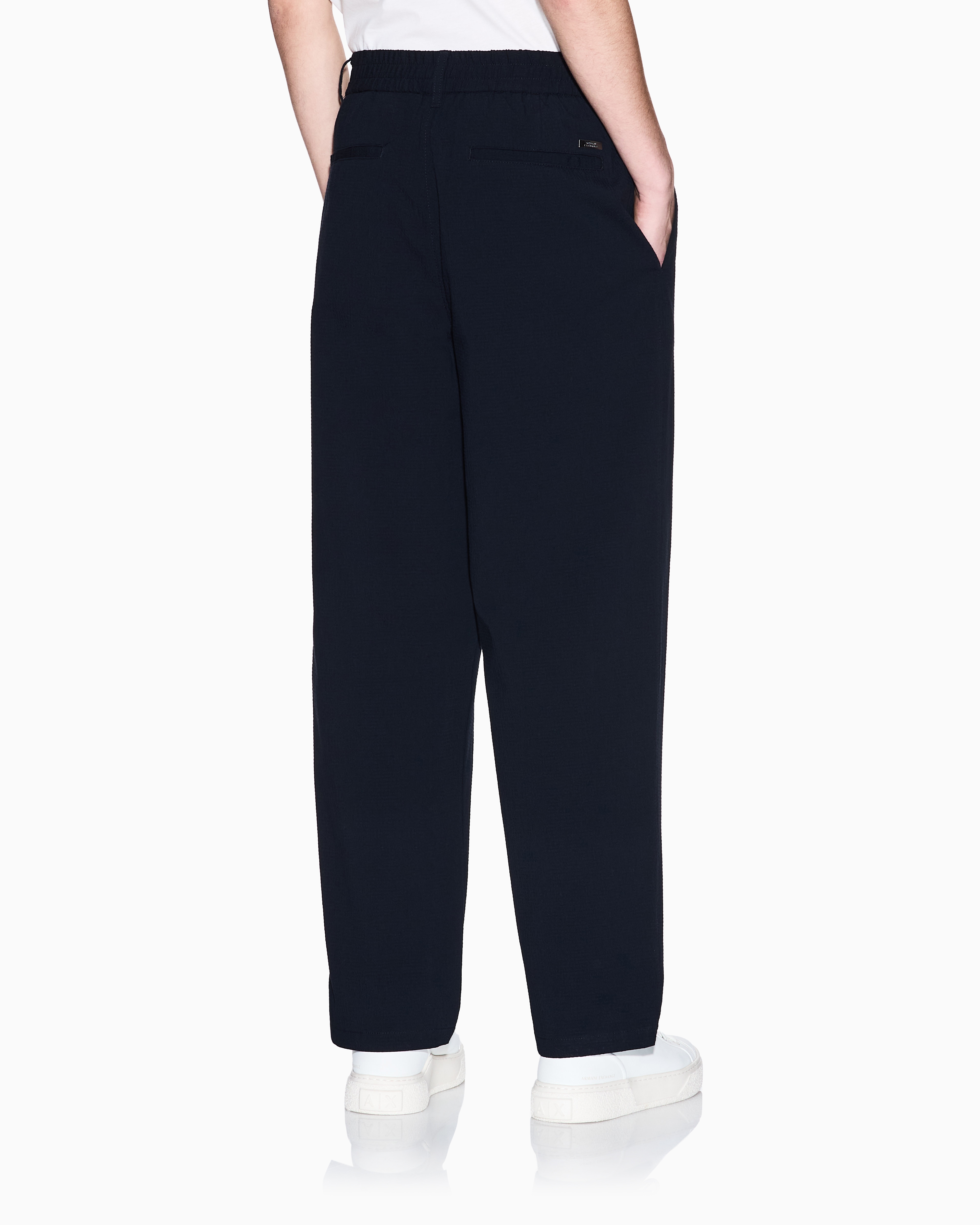 ストレッチシアサッカー チノパンツ | Armani Exchange