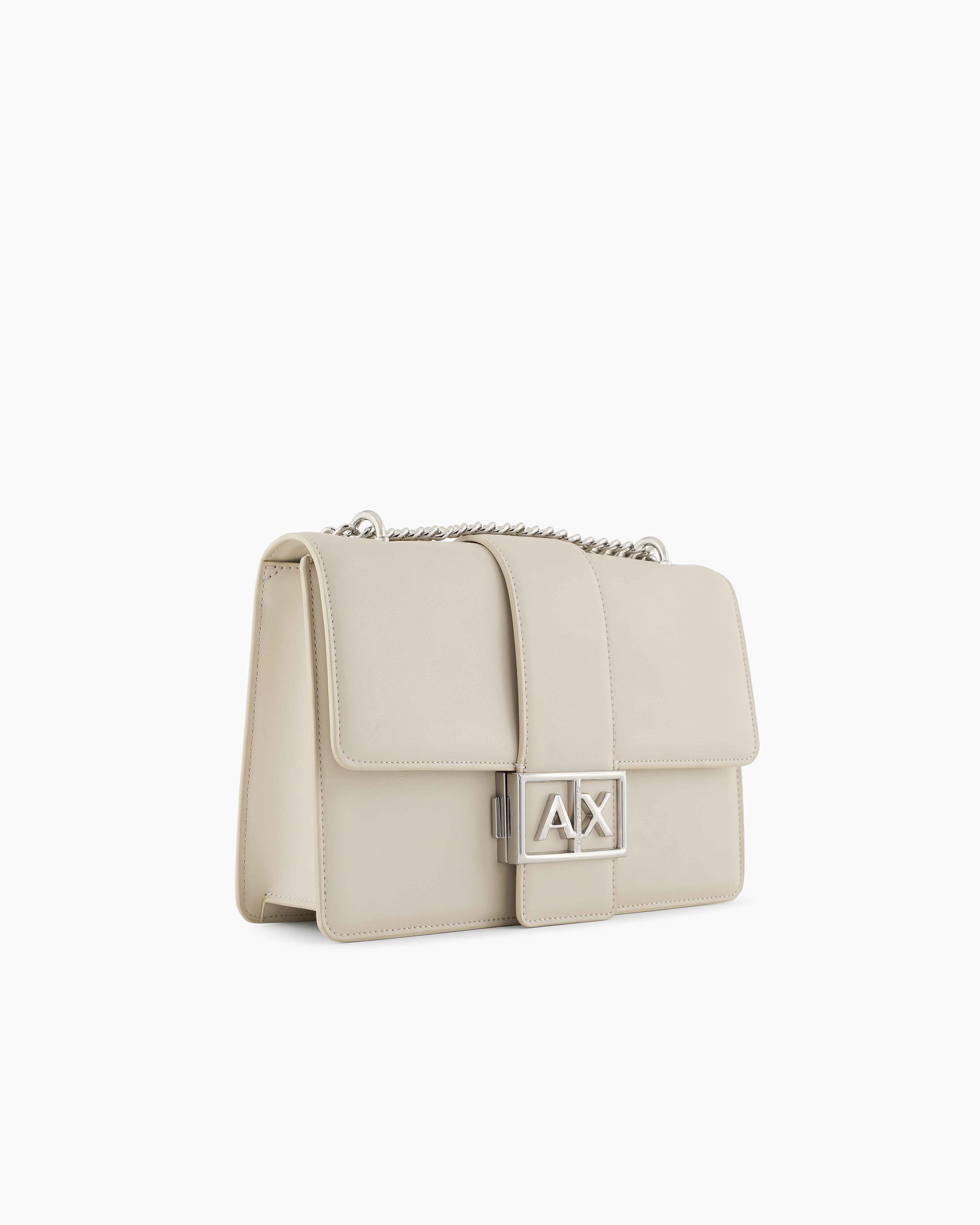 Shoulder bag with metal logo | Armani Exchange