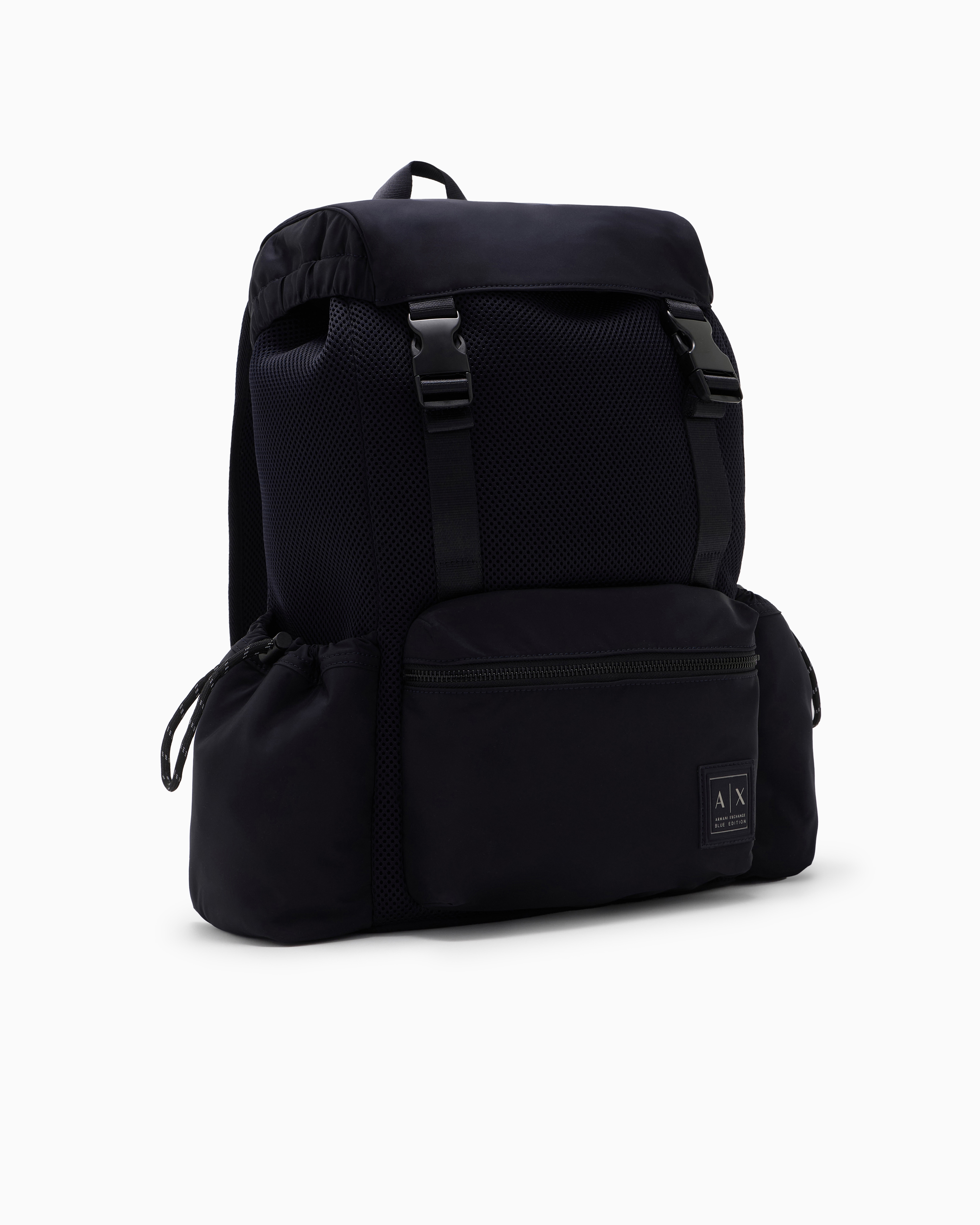 Armani Exchange - Backpack with side pockets, Man, Navy Blue, Size: TU